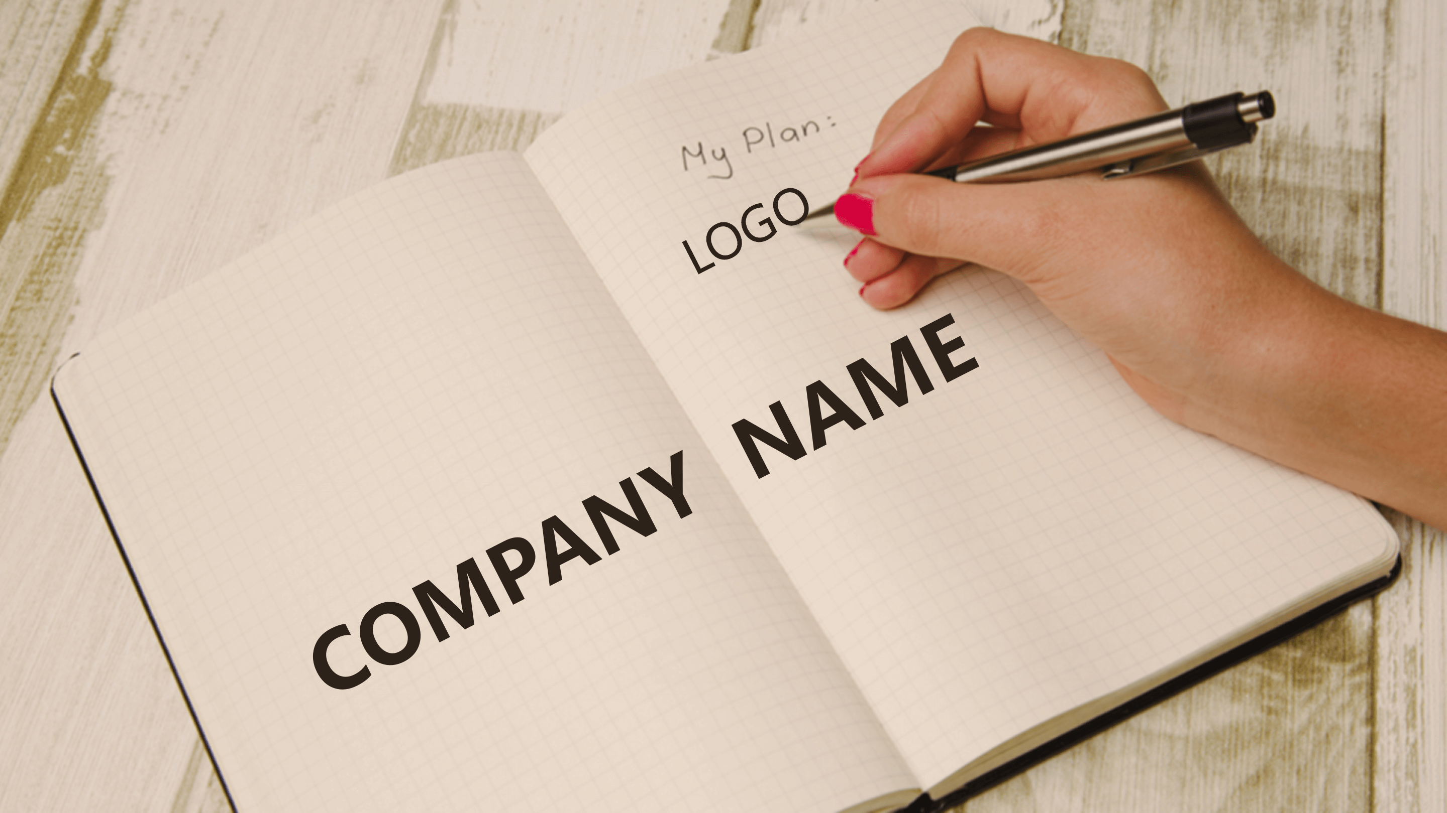 简约笔记本背景风格PPT模板