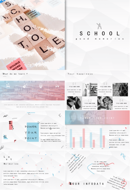 创意淡雅设计精品PPT模板