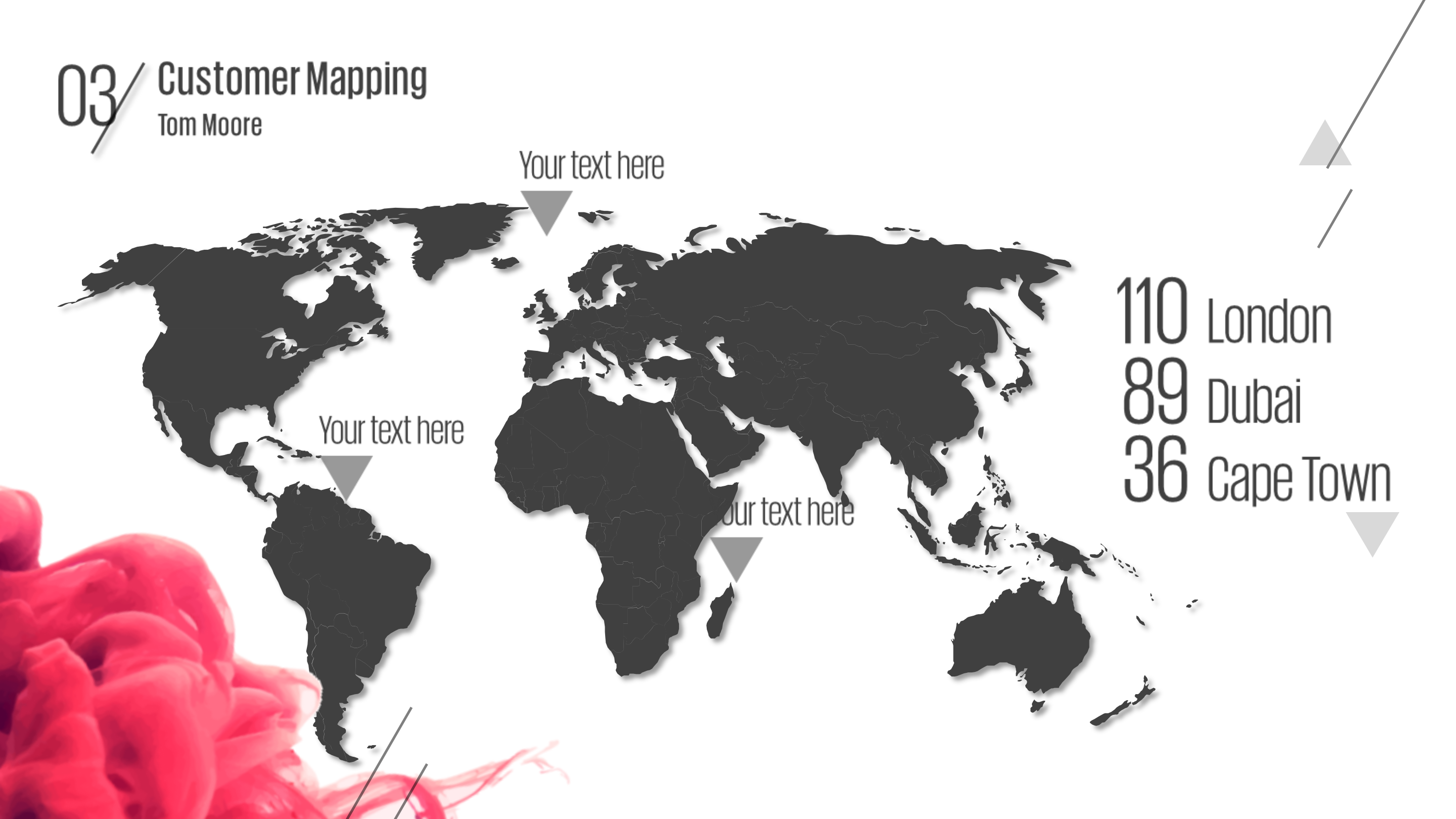 创意唯美烟雾精品PPT模板