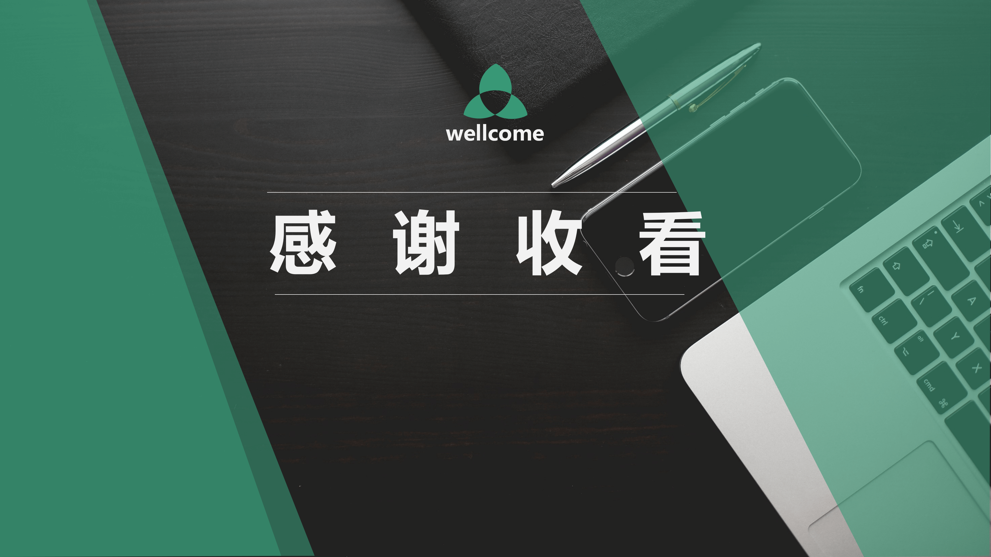 现代大气商务工作报告PPT模板