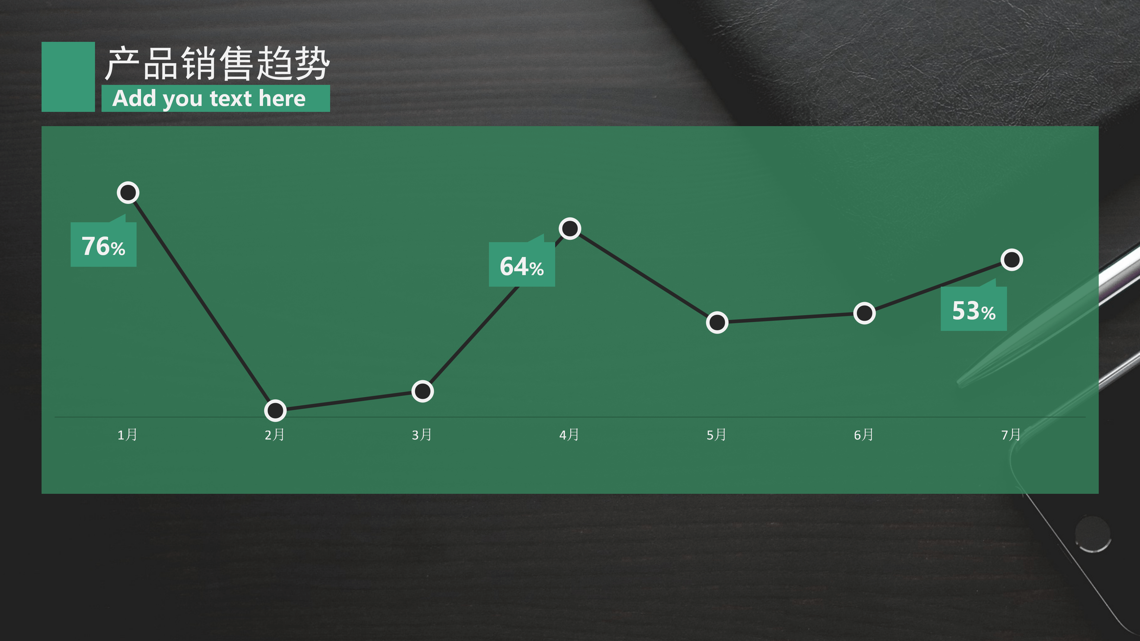 现代大气商务工作报告PPT模板