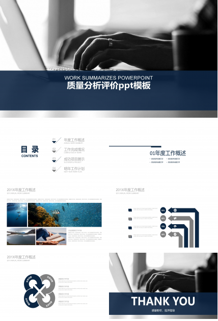 质量分析评价ppt模板