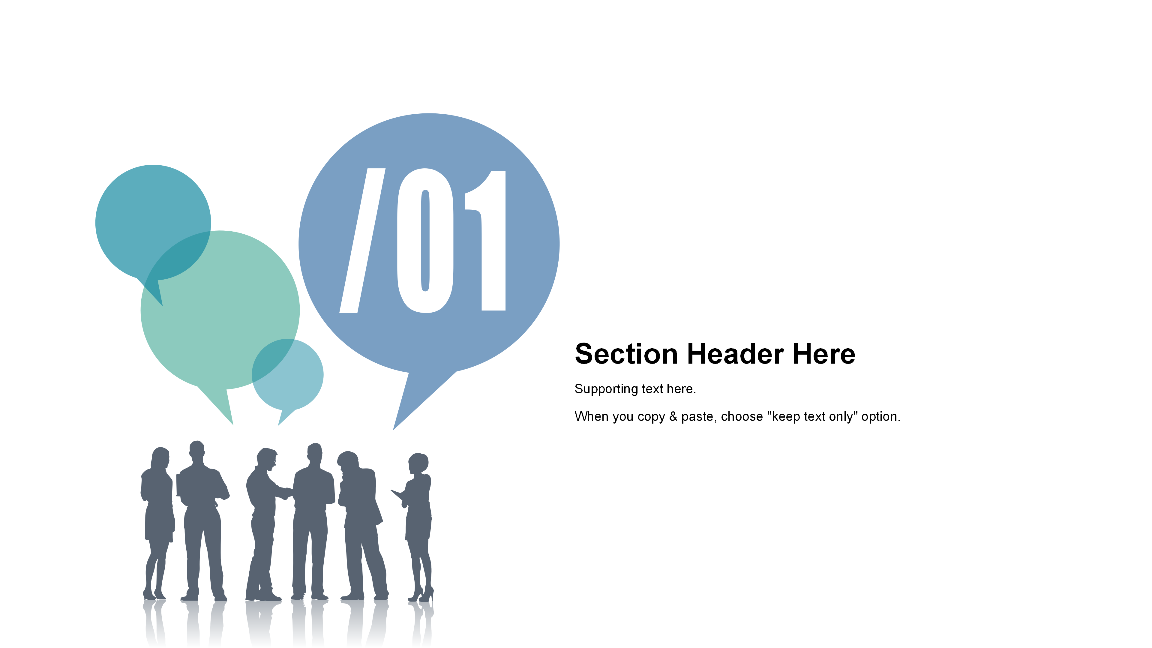 简约商务团队总结汇报PPT模板