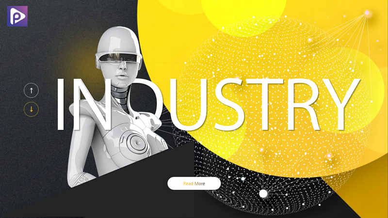 时尚未来科技人工智能PPT模板