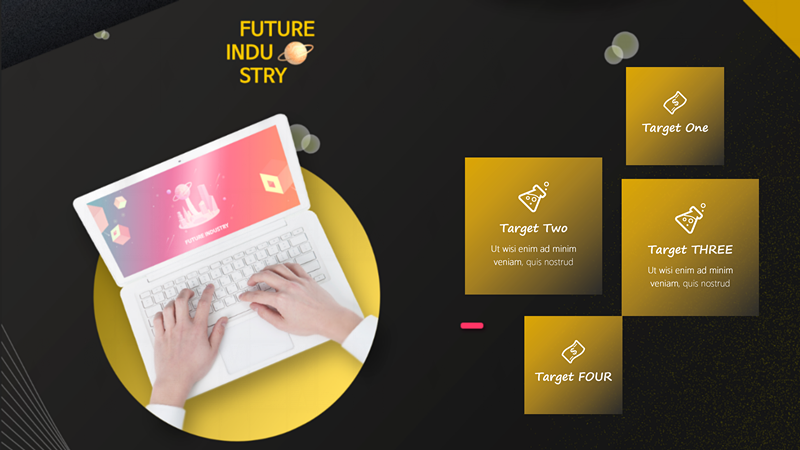 时尚未来科技人工智能PPT模板