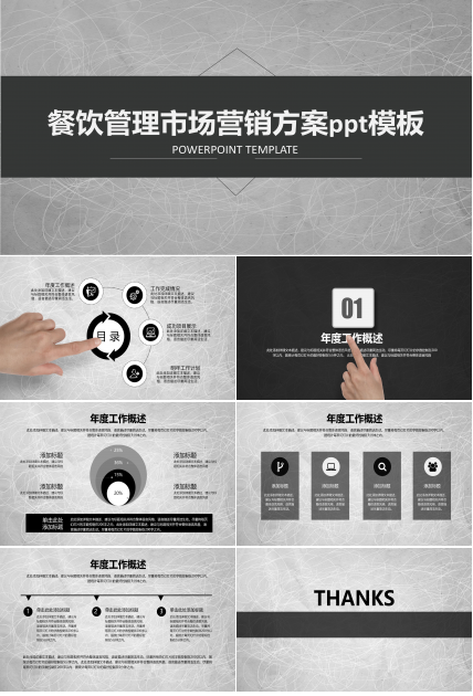 餐饮管理市场营销方案ppt模板