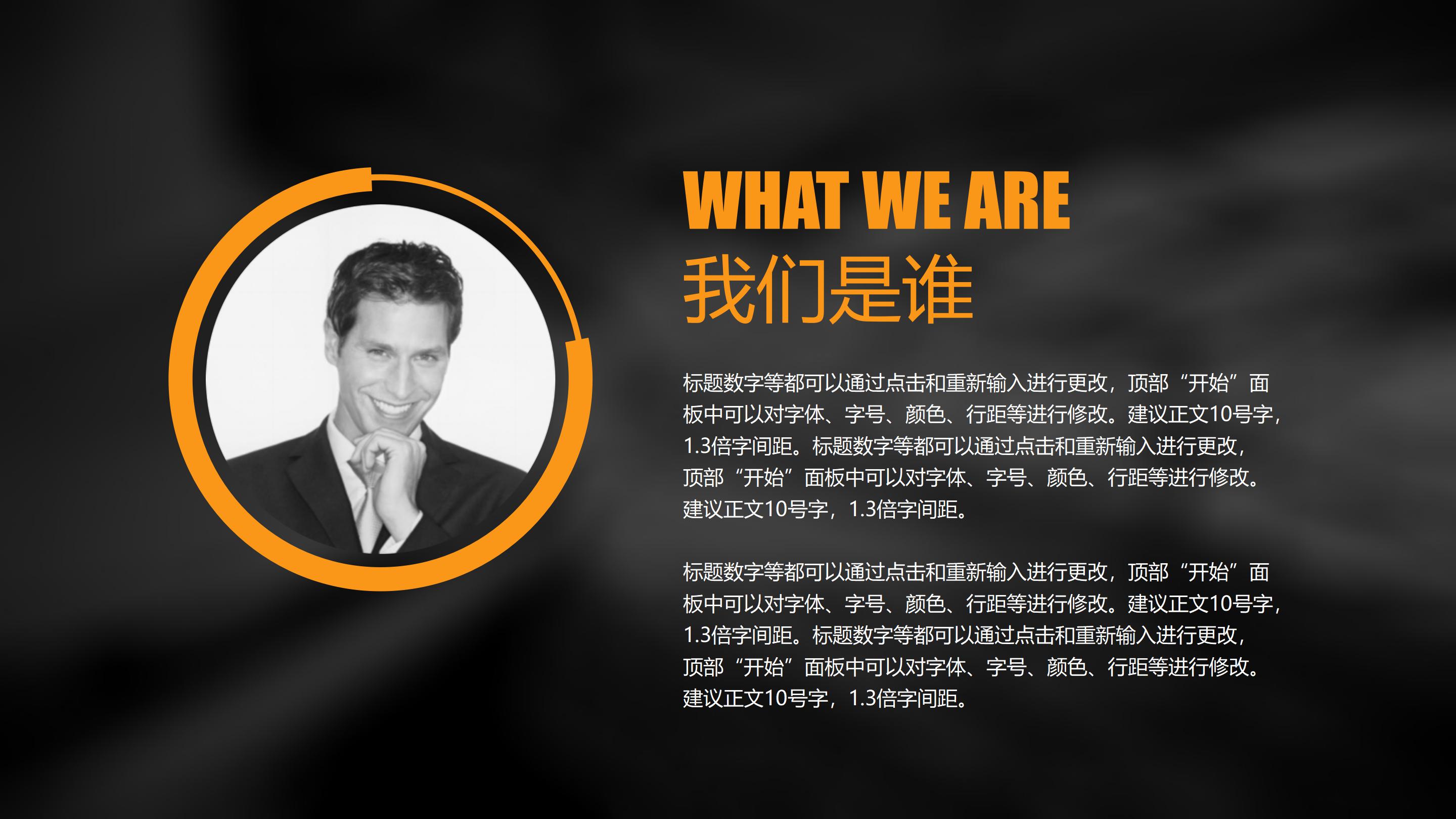 外企企业简介ppt模板