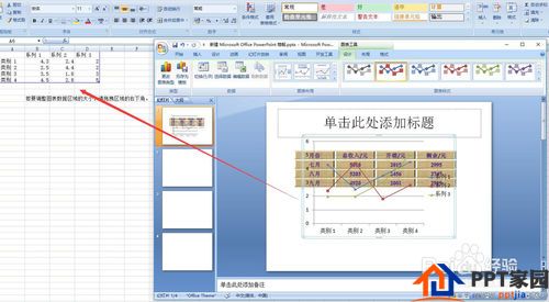 PPT如何插入折线图