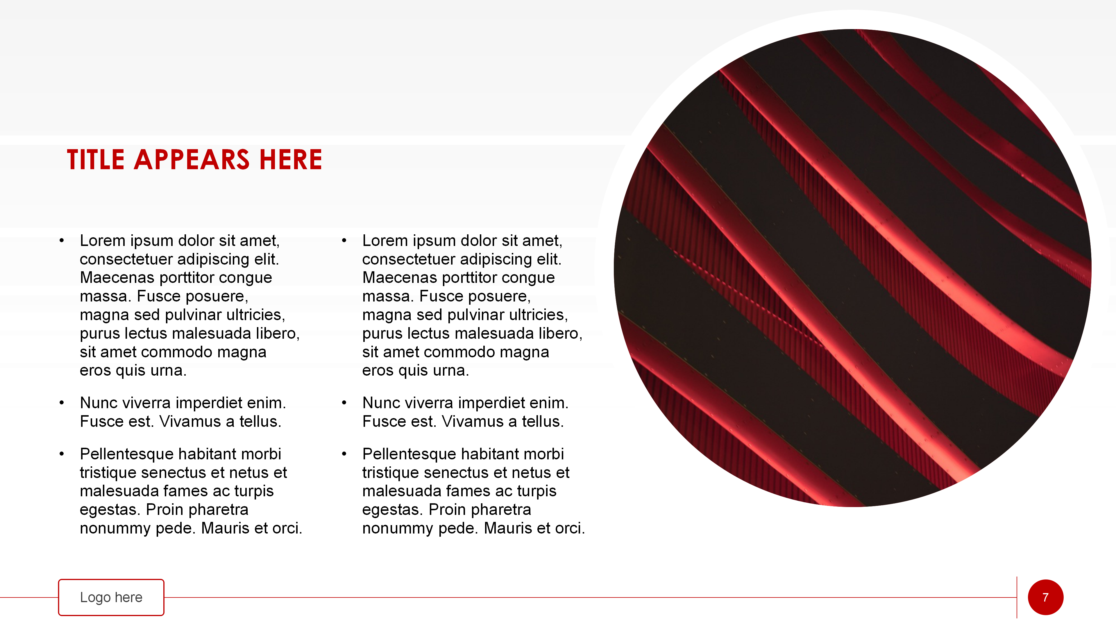 时尚欧美风红色精品PPT模板