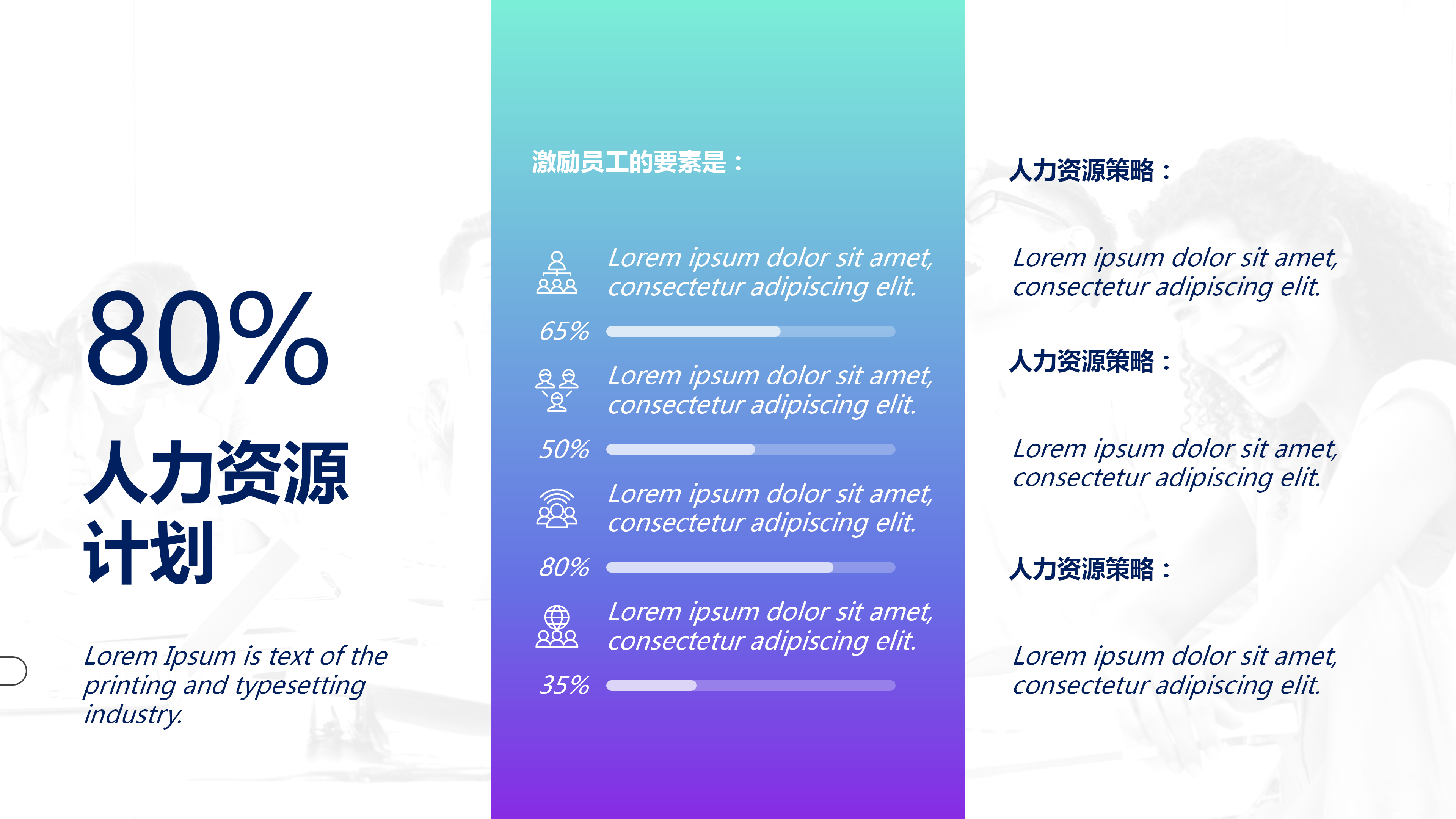 简约商务汇报PPT模板