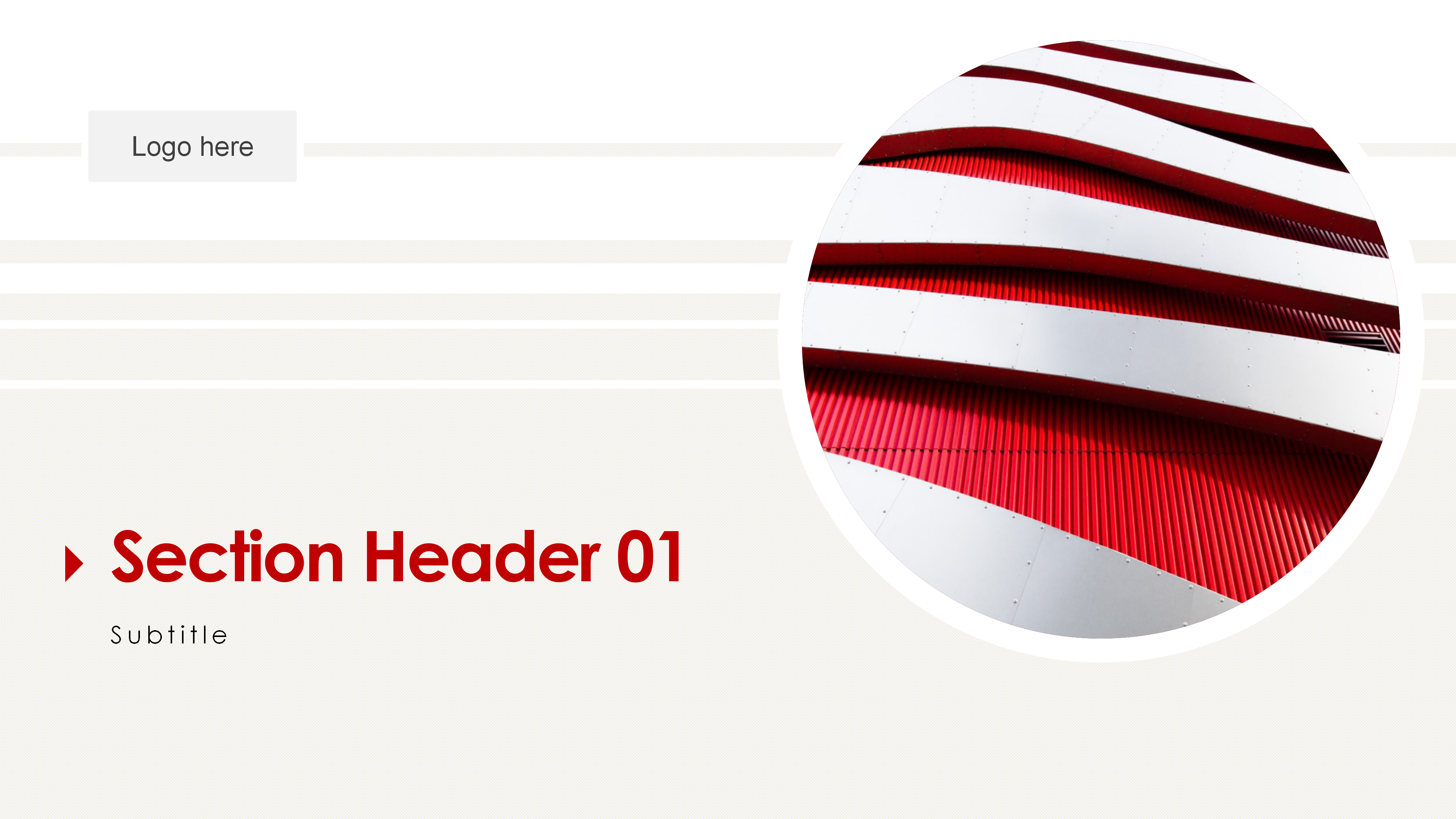 时尚欧美风红色精品PPT模板