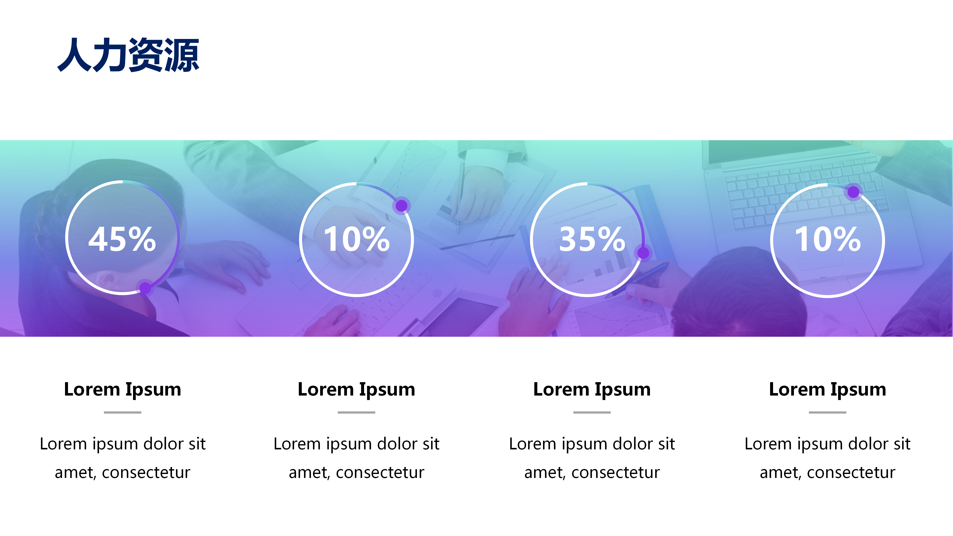 简约商务汇报PPT模板