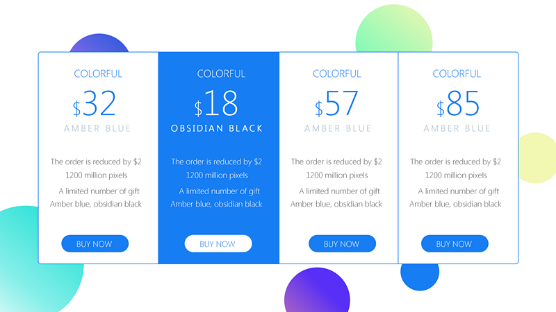 炫彩时尚活力PPT模板
