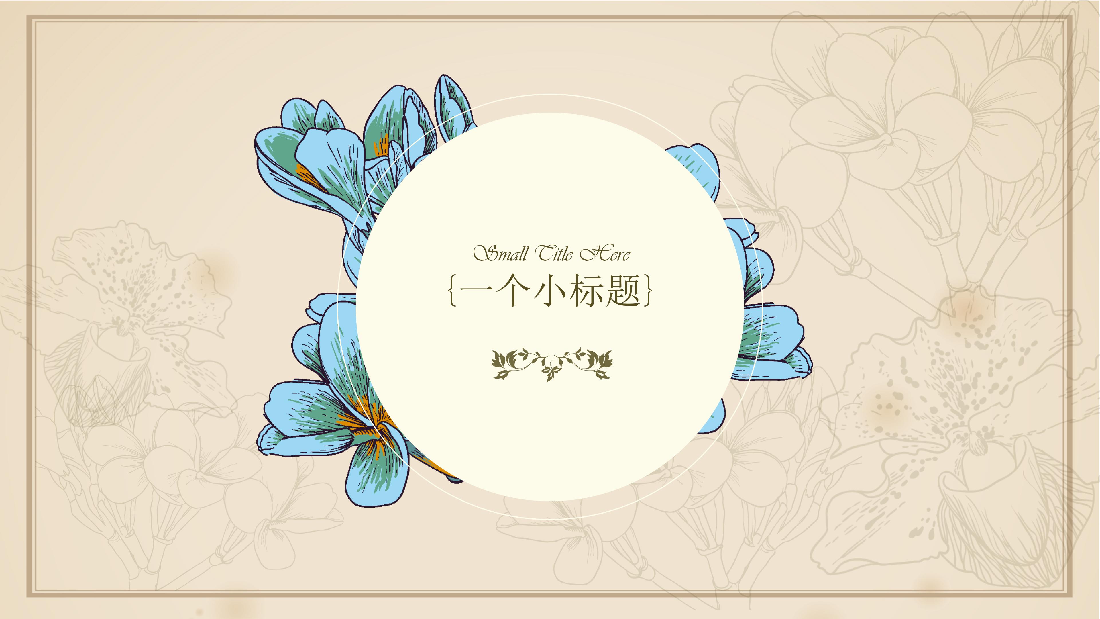 幼儿小班教案课件ppt模板