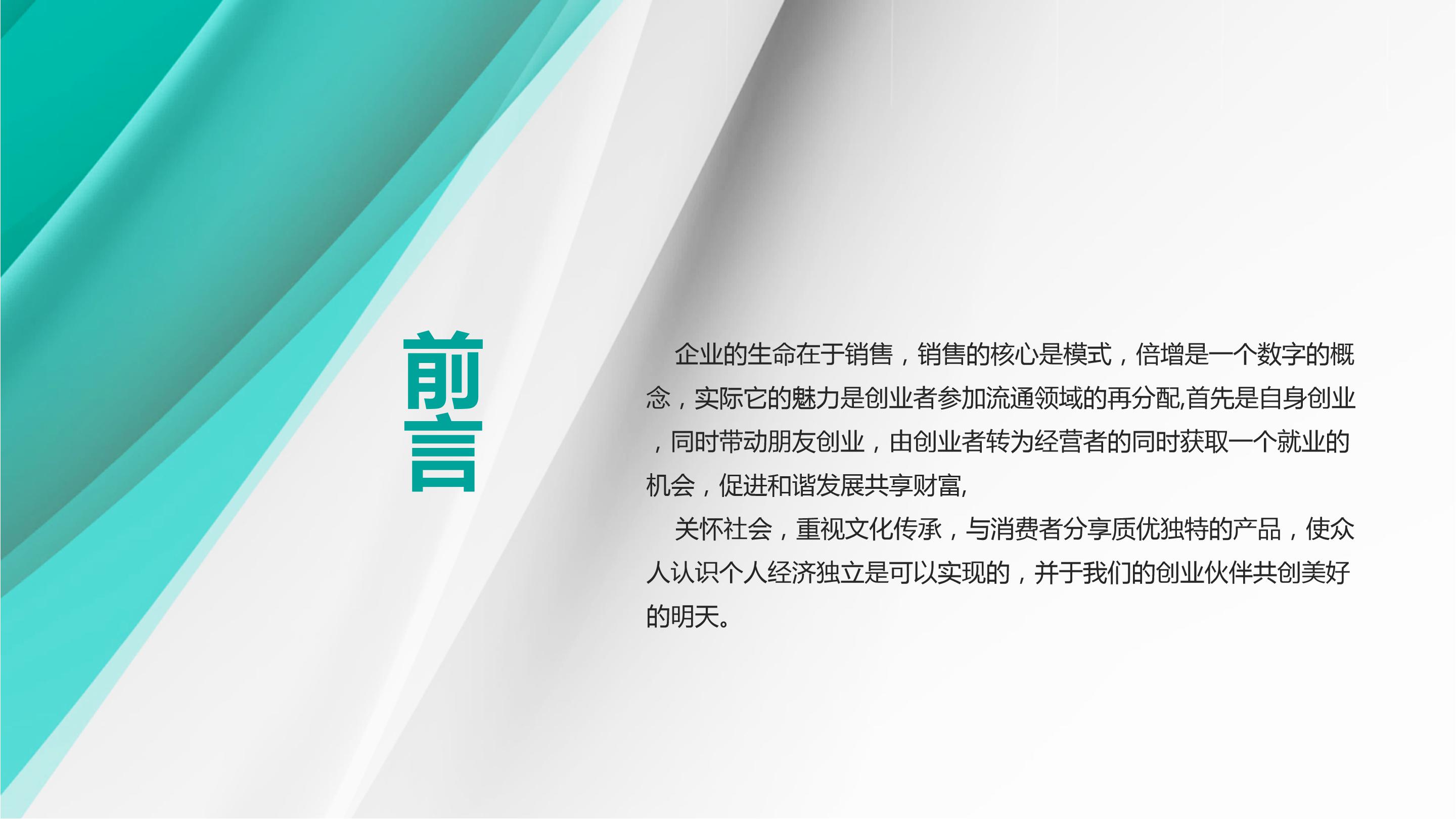 商业/创业计划书ppt模板