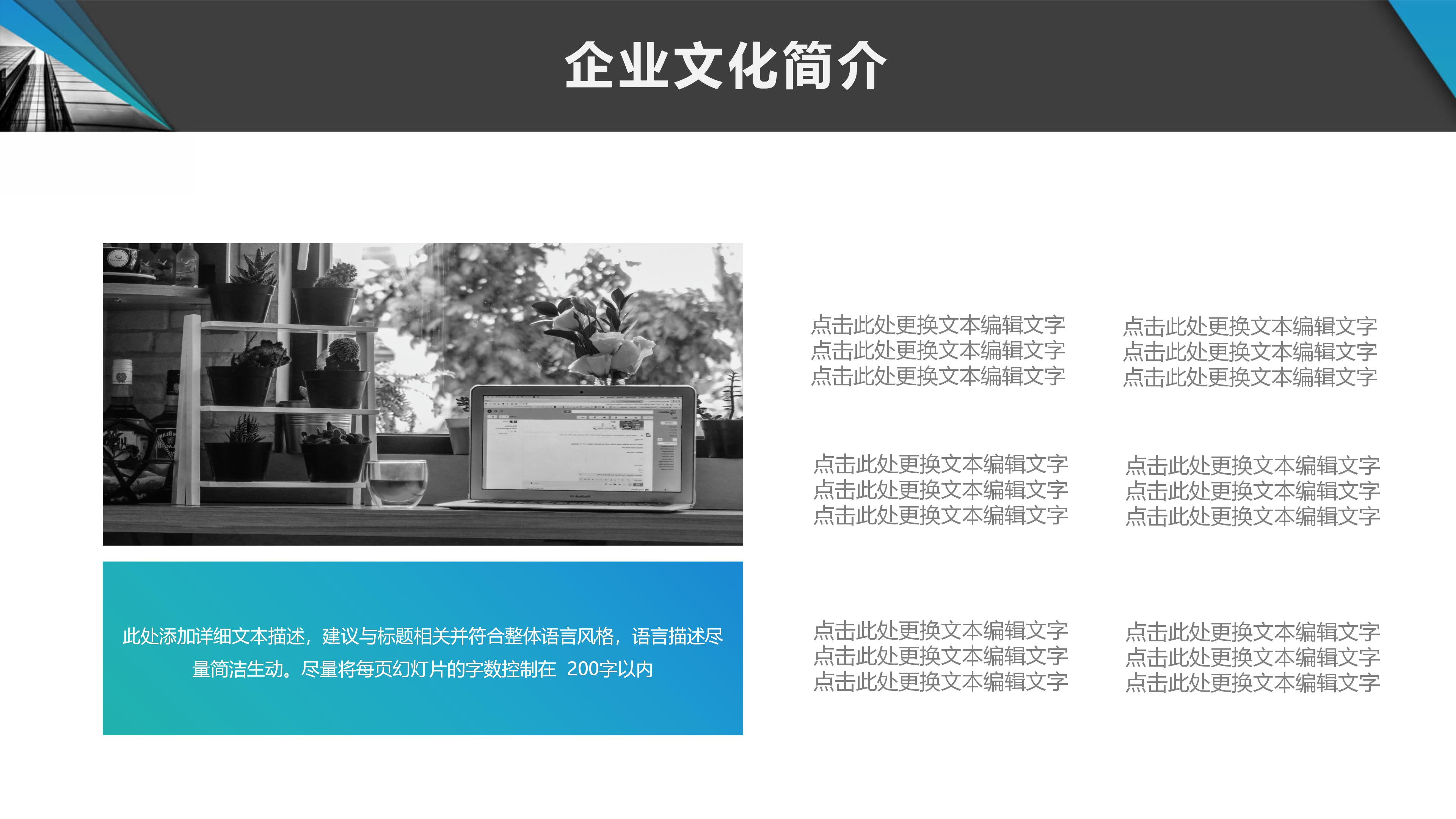 企业管理结构ppt模板