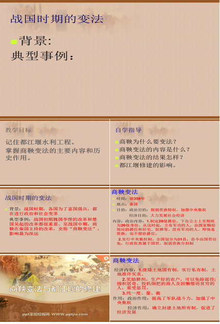 商鞅变法ppt课件 