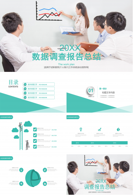 ppt调查报告模板