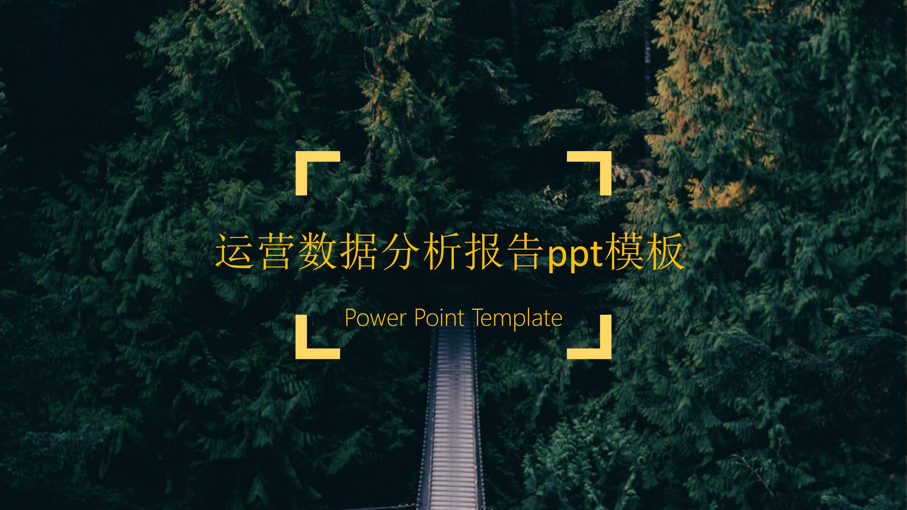 运营数据分析报告ppt模板
