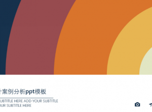 平面设计案例分析ppt模板