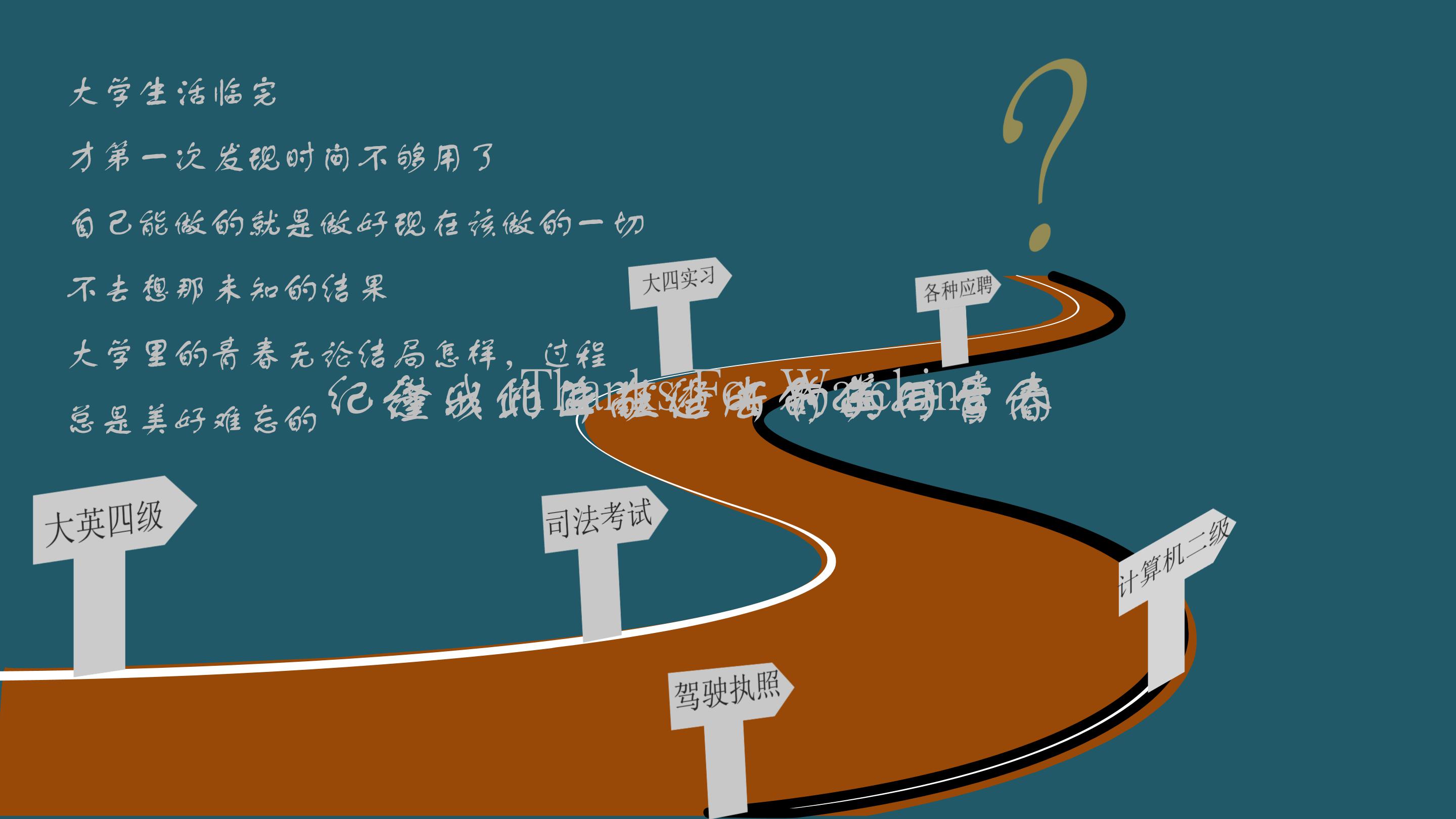 我的大学生活演讲稿ppt 