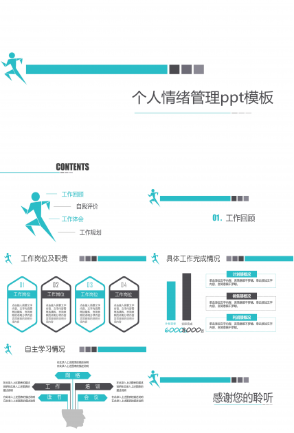 个人情绪管理ppt模板