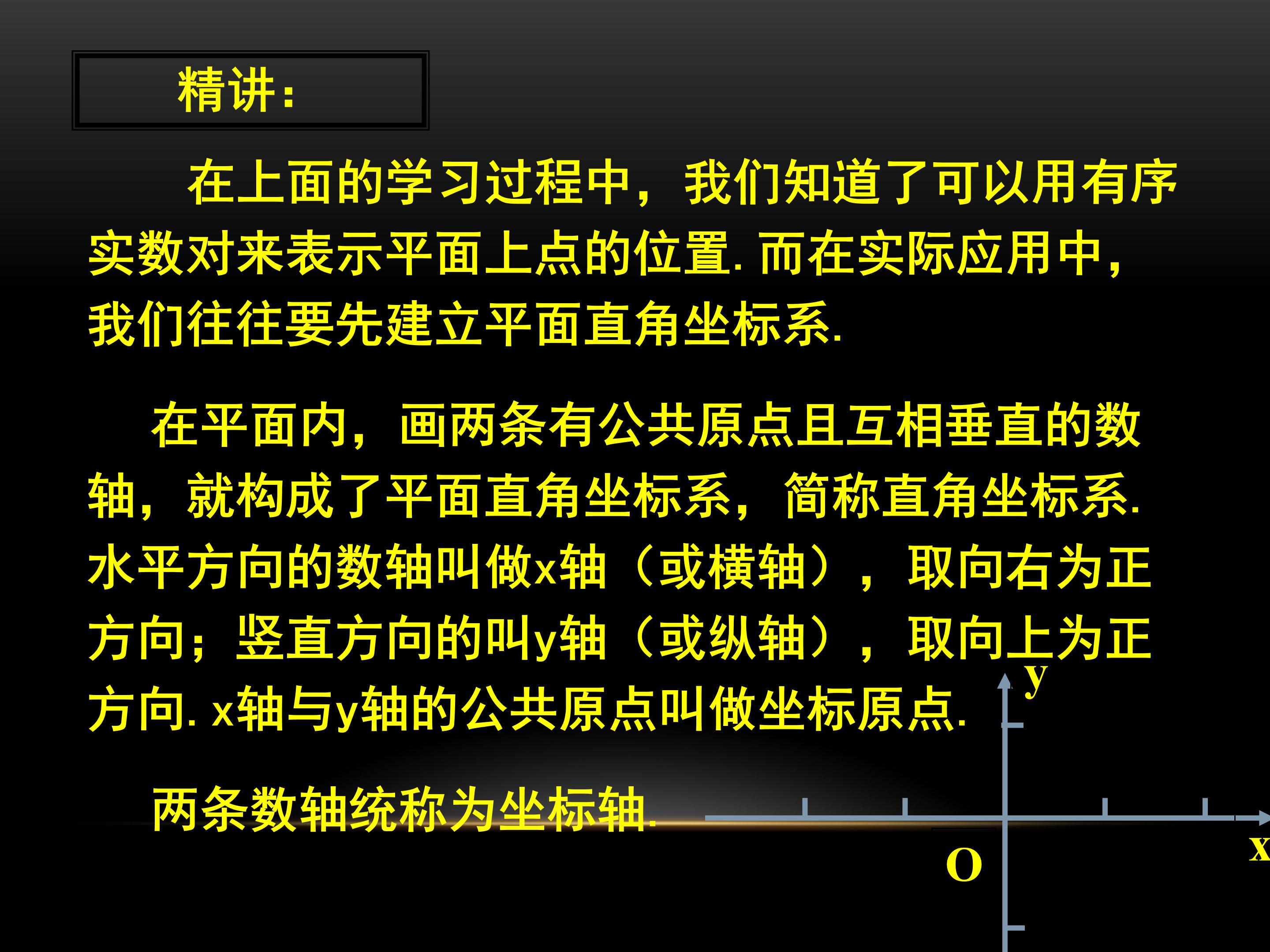 平面直角坐标系的应用ppt 模板