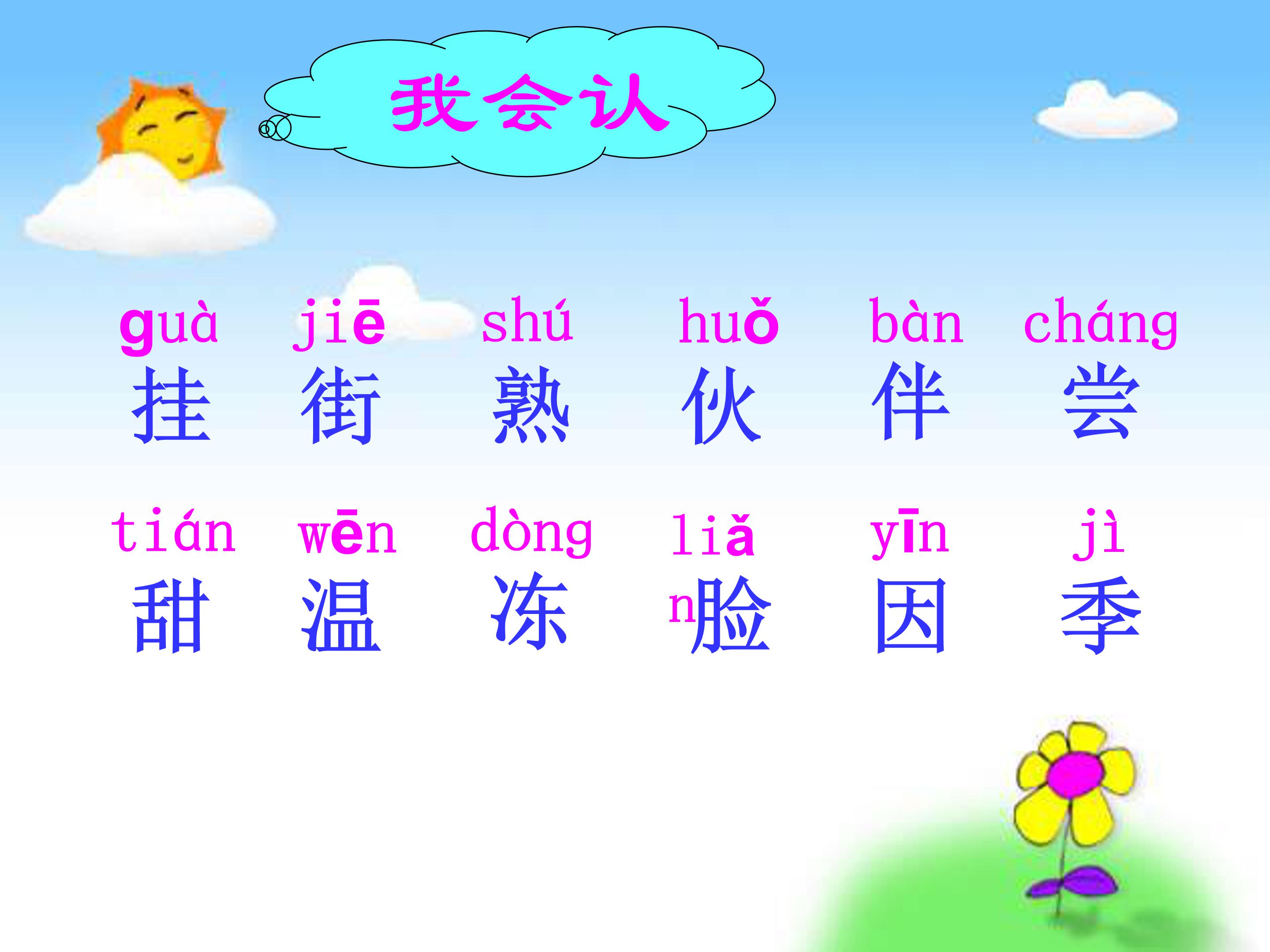 四个太阳ppt模板 