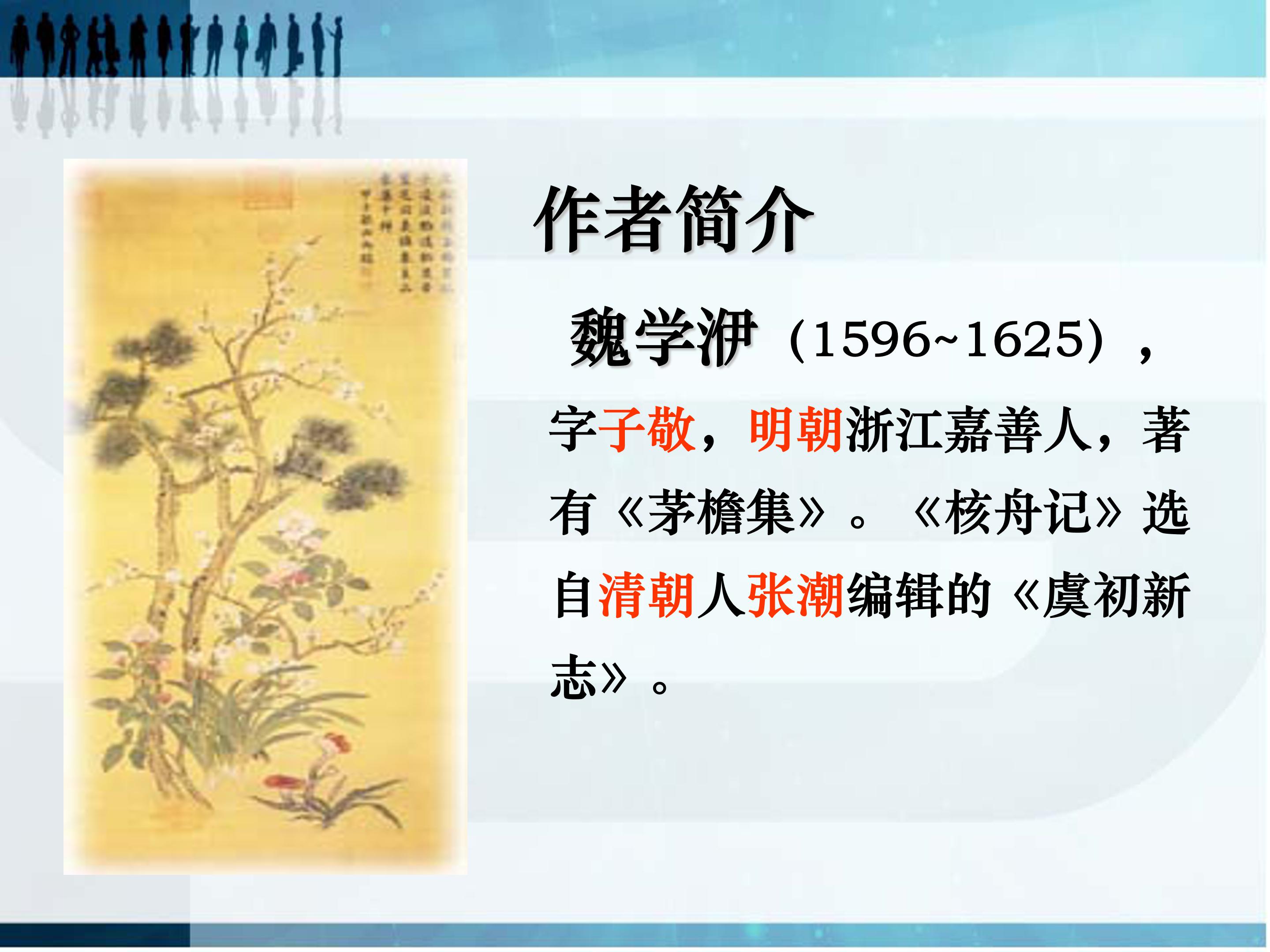 核舟记课件ppt模板