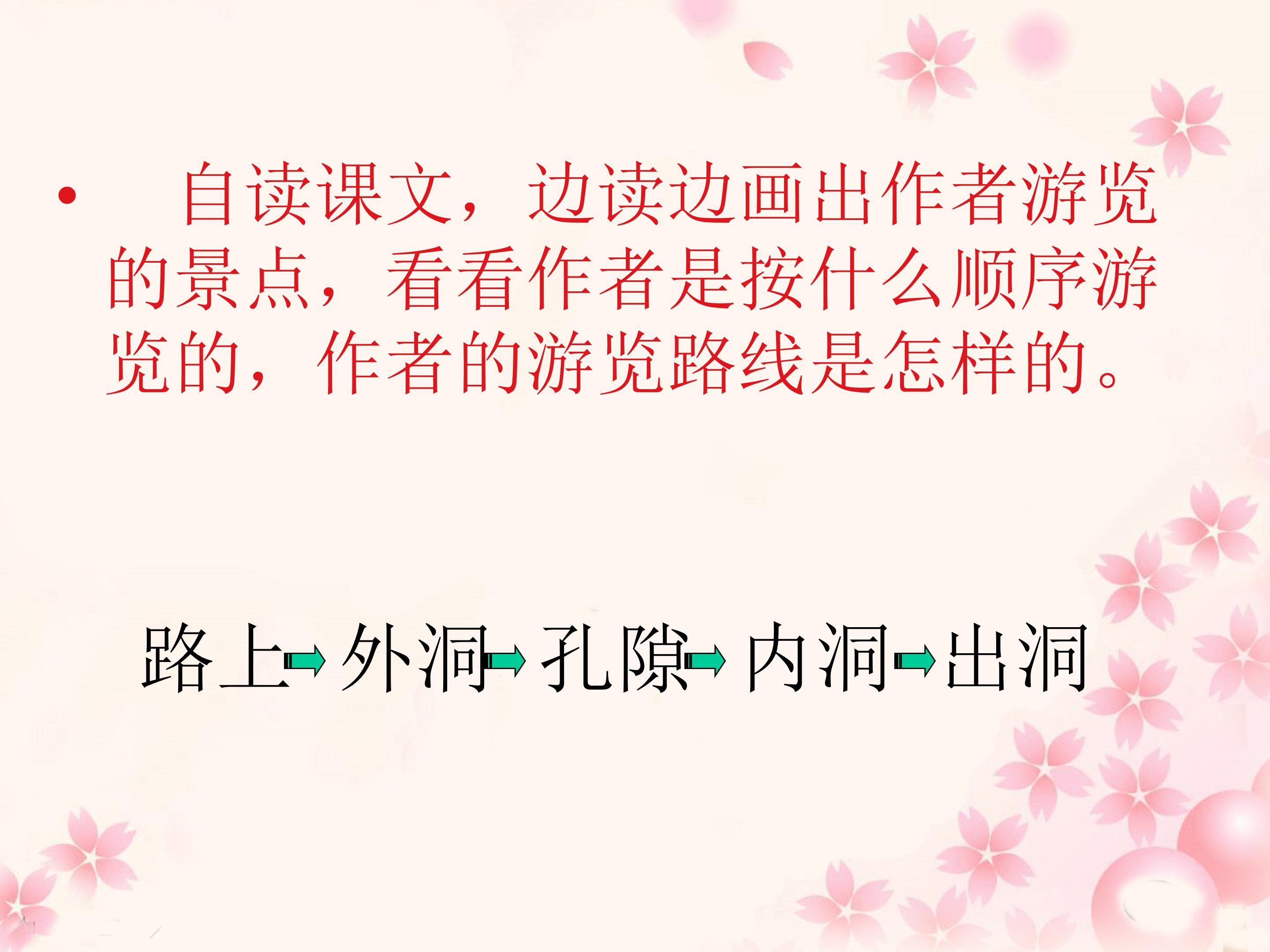 记金华的双龙洞ppt完美模板
