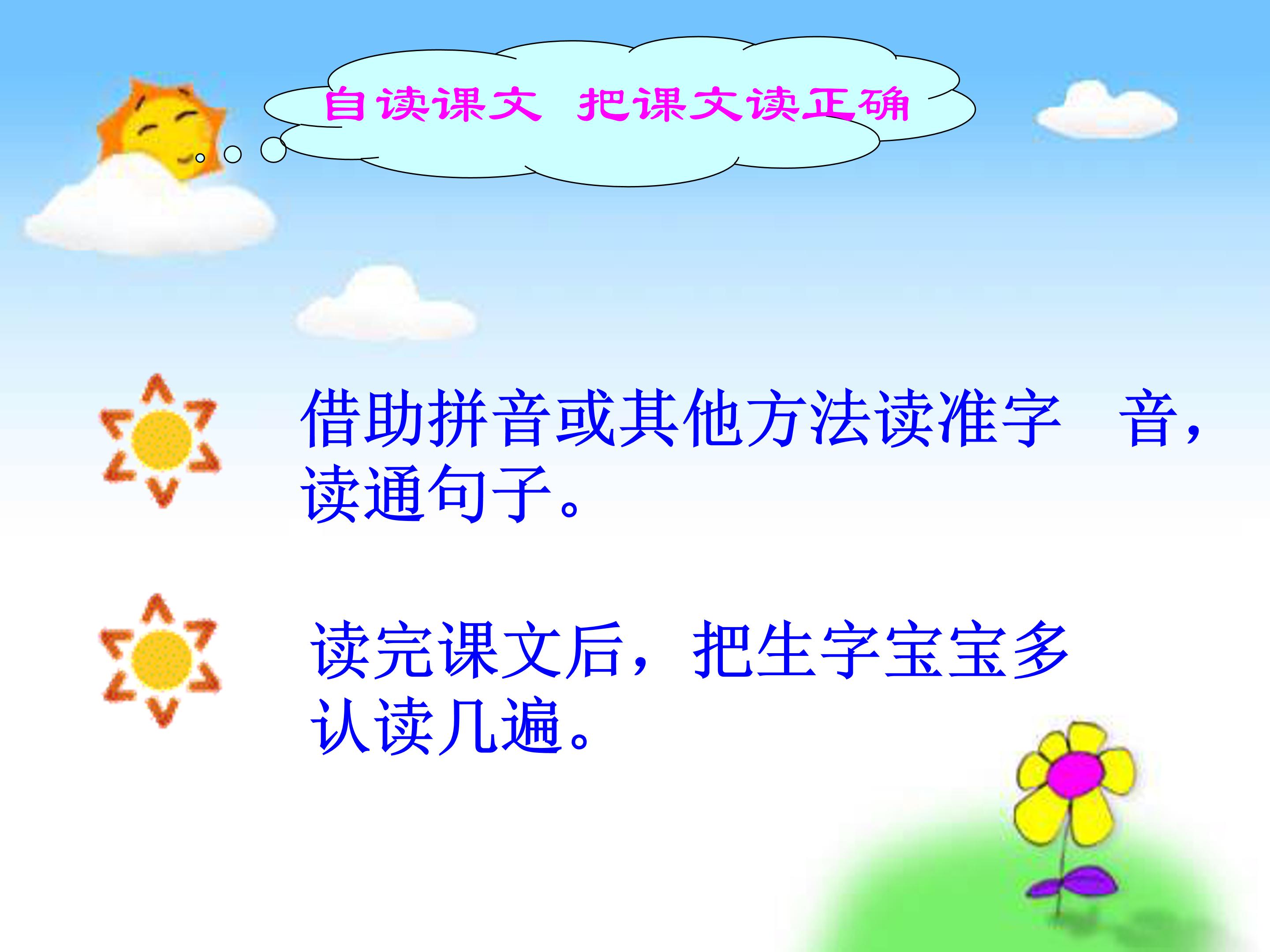 四个太阳ppt模板 