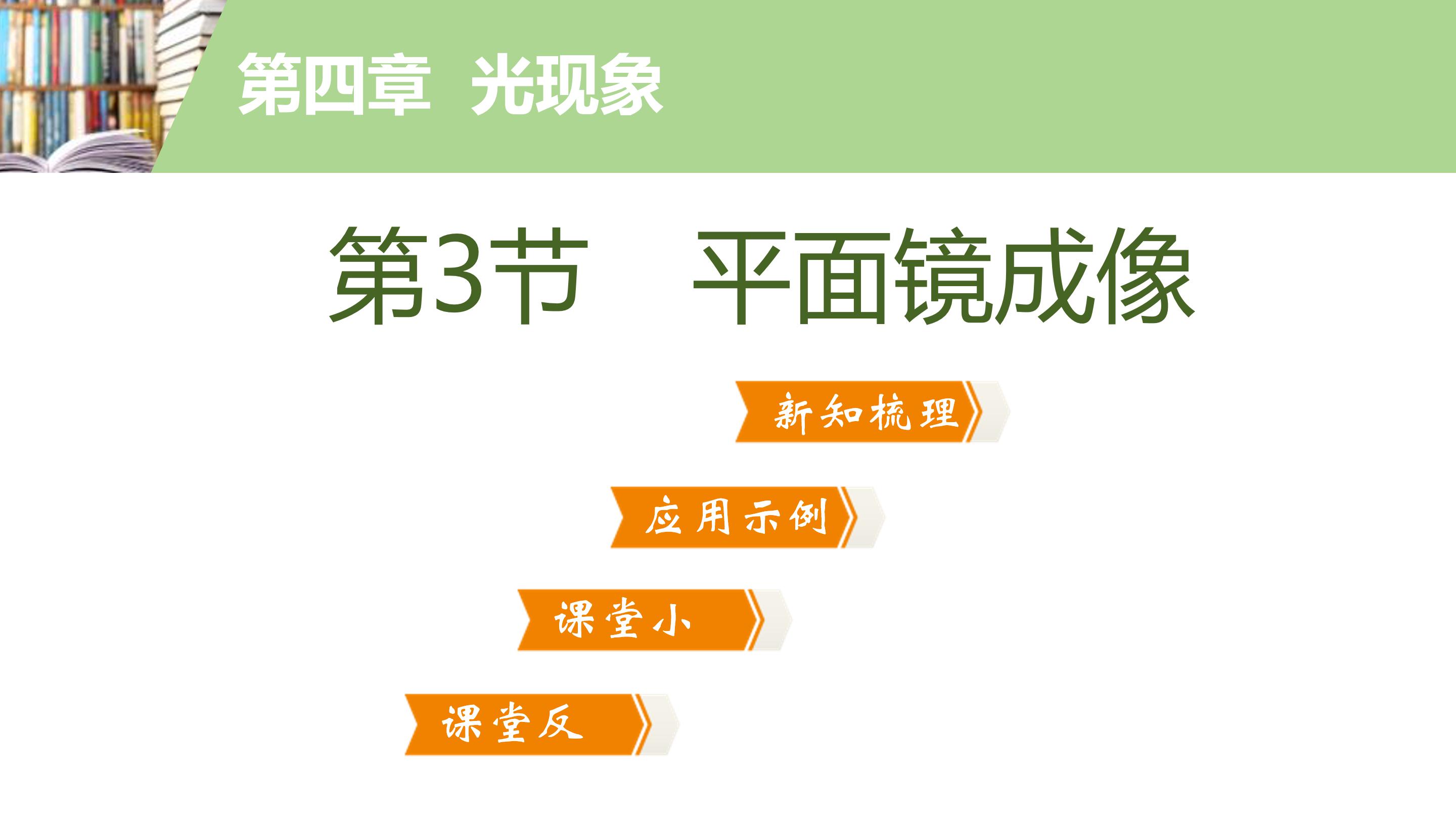 平面镜成像的ppt课件模板