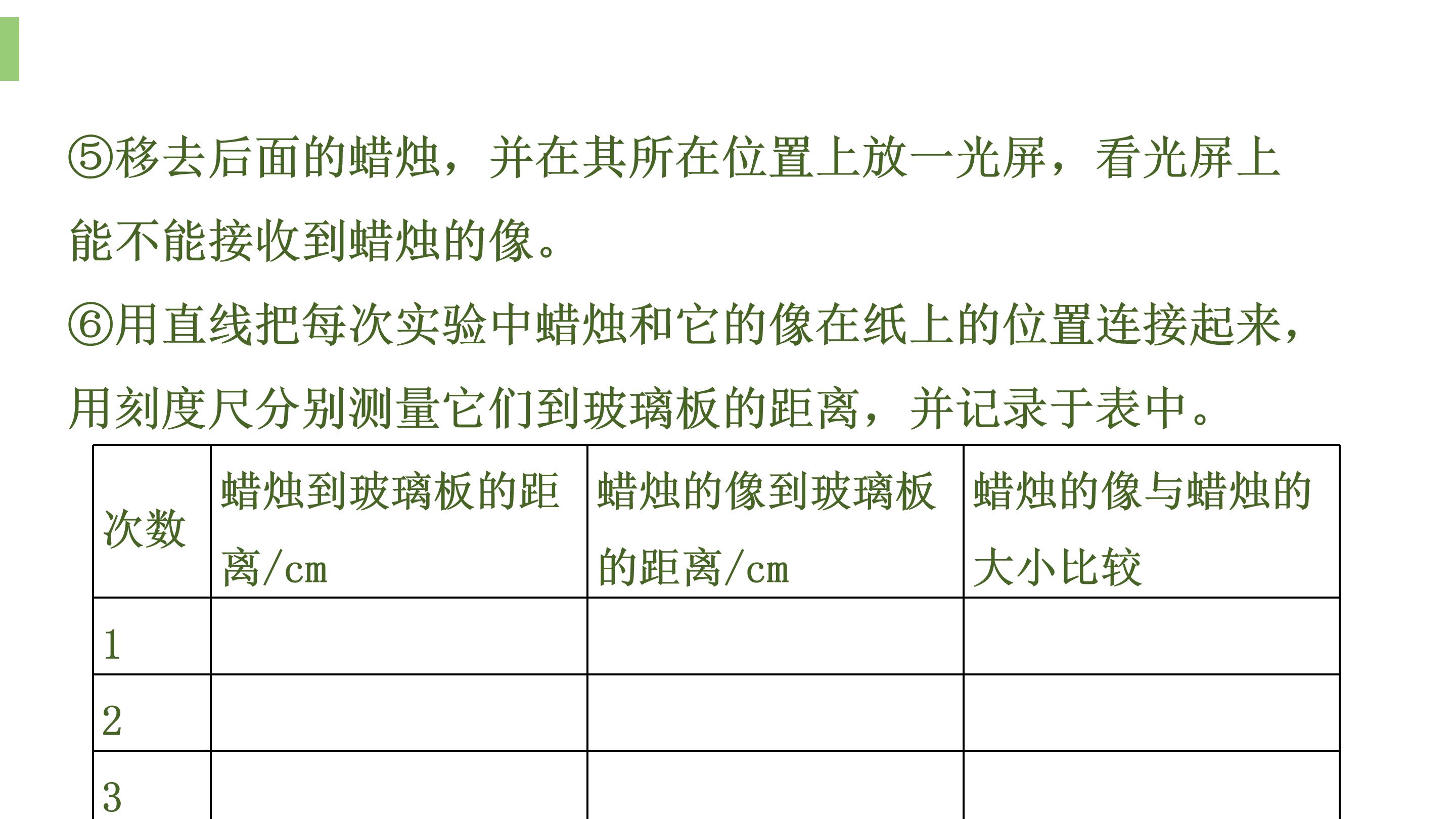 平面镜成像的ppt课件模板
