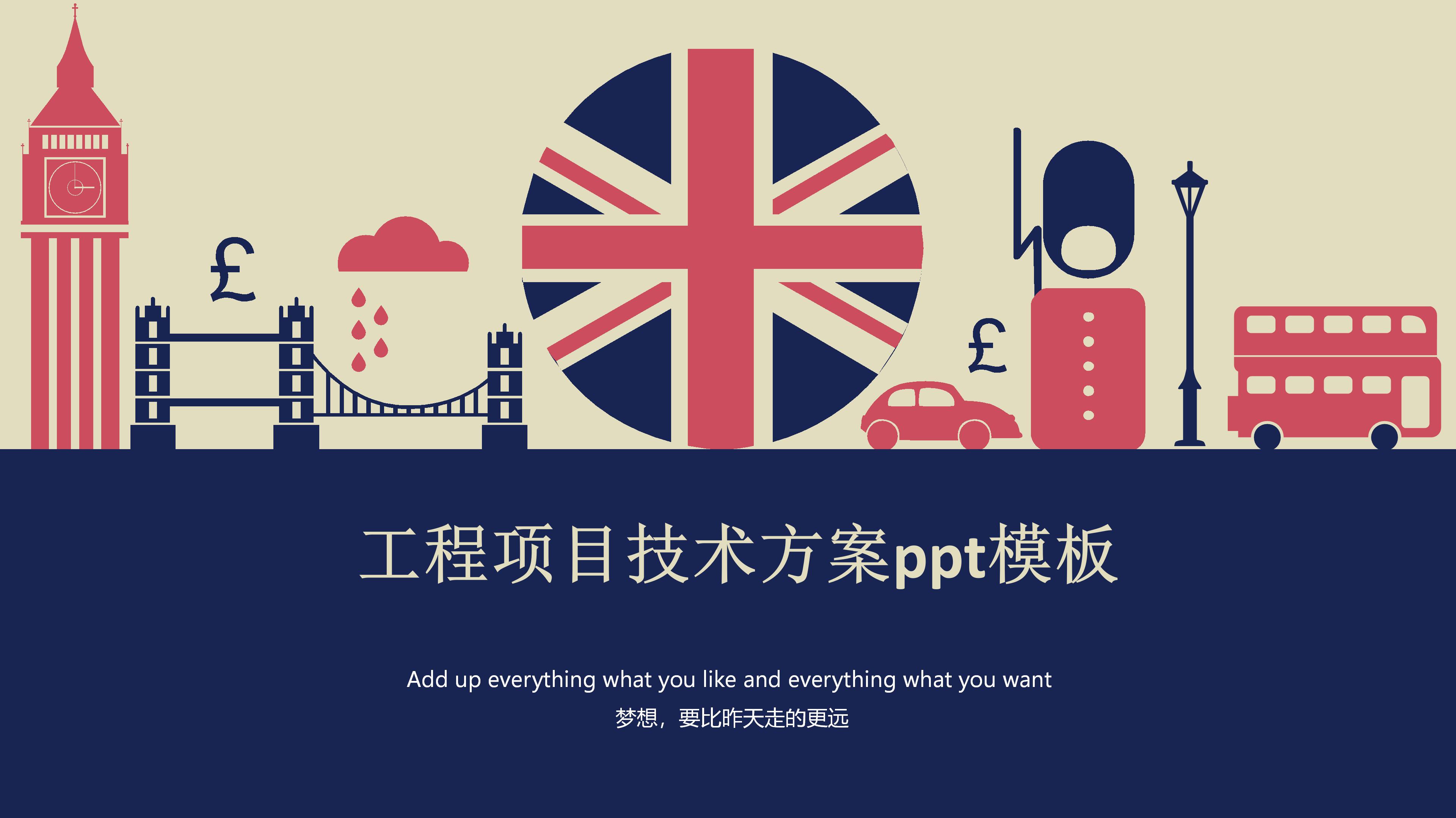 工程项目技术方案ppt模板