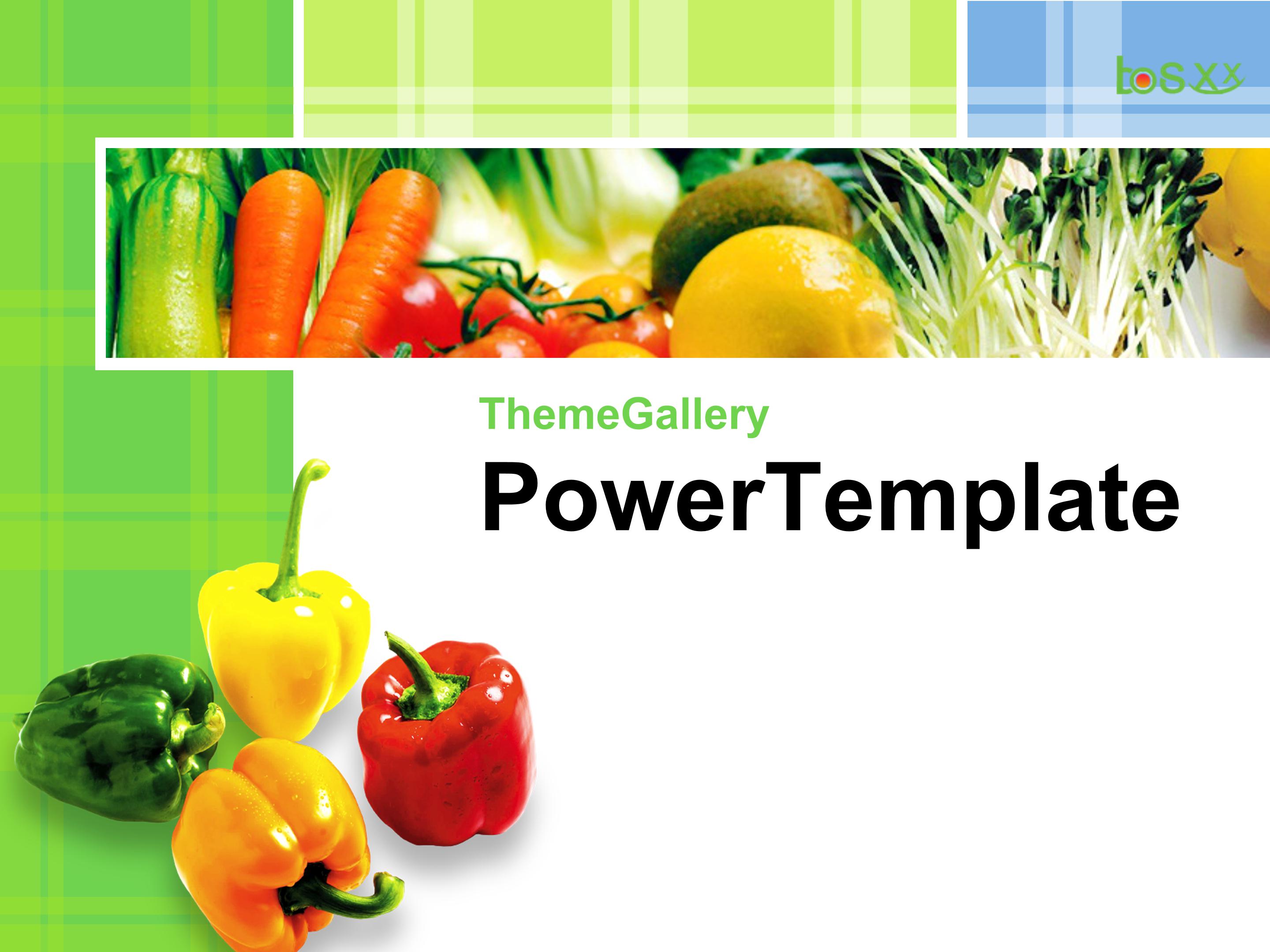 关于健康饮食的演讲ppt英文模板