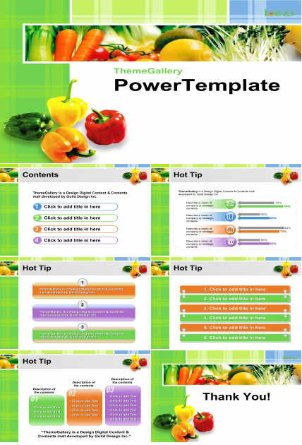 关于健康饮食的演讲ppt英文模板