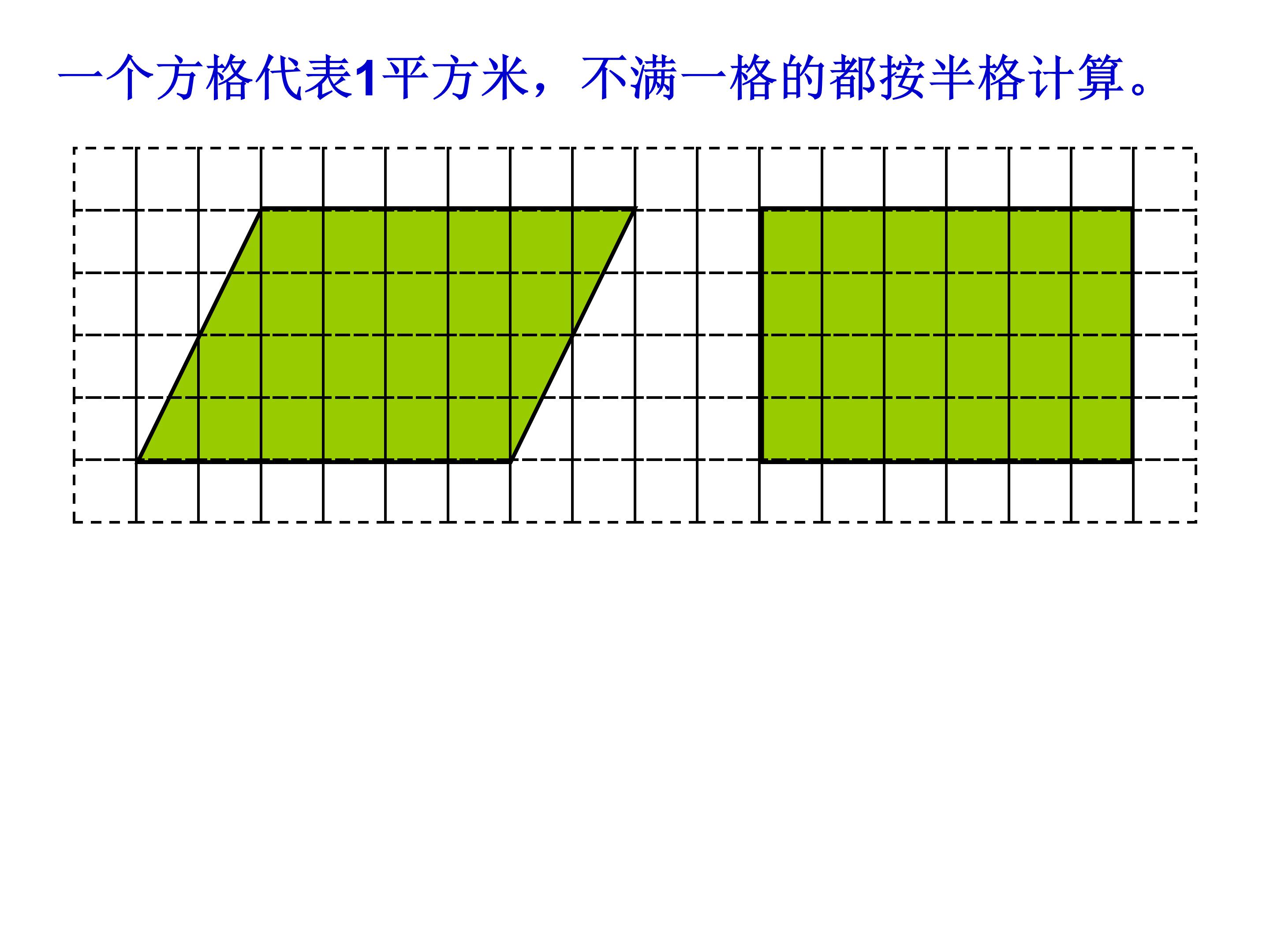 人教版平行四边形的面积ppt模板