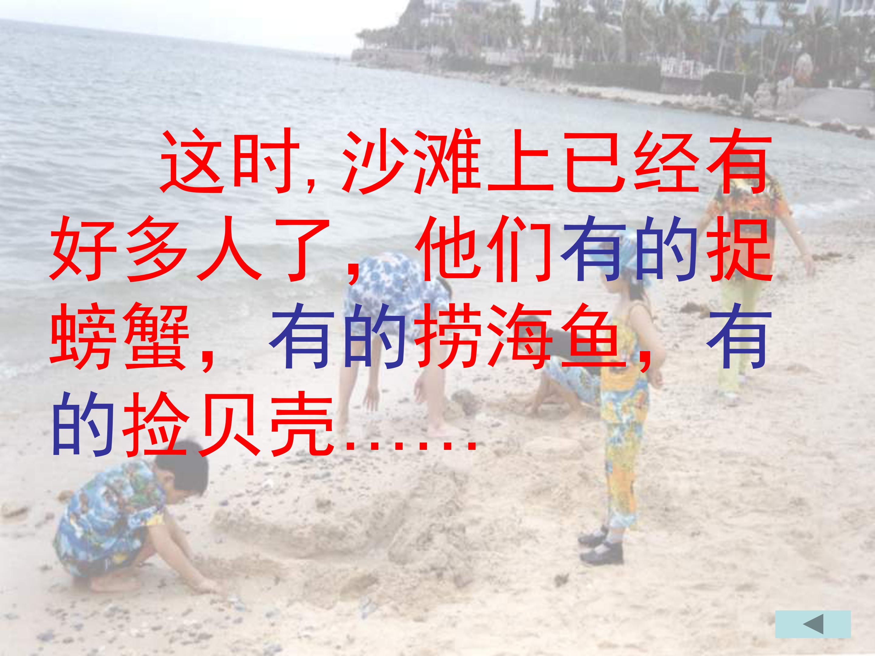 赶海ppt模板