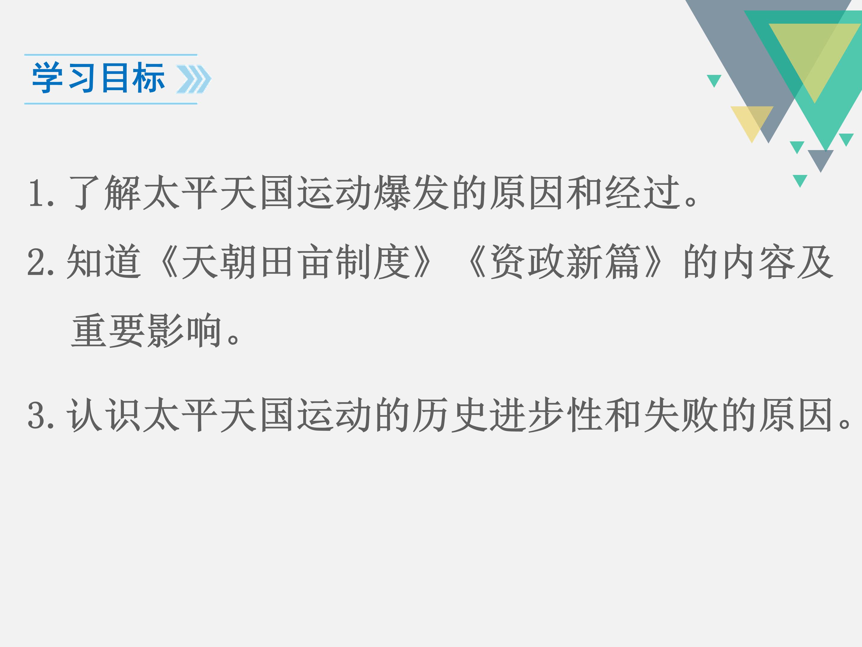 太平天国运动ppt模板