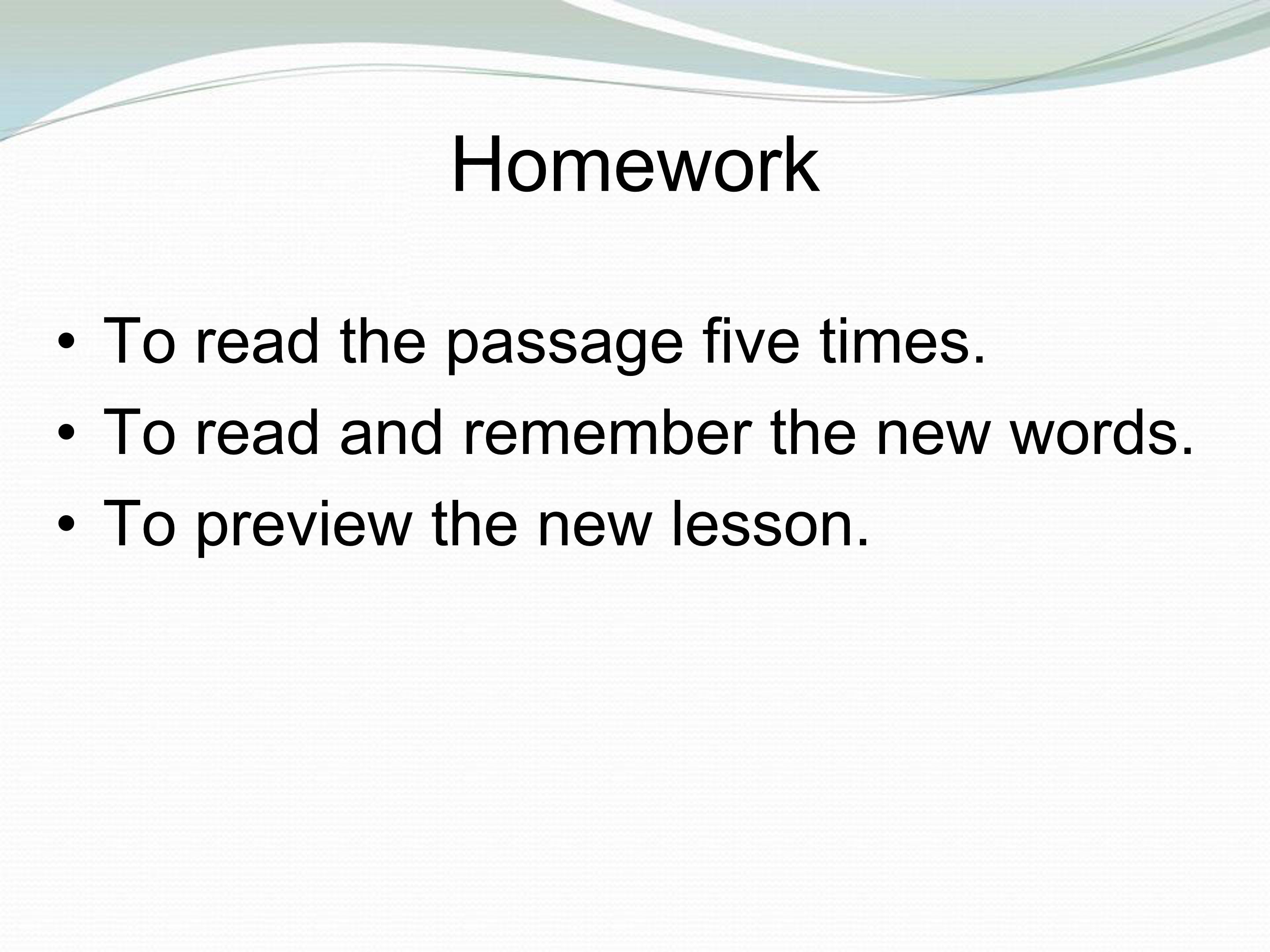 一般过去时ppt模板