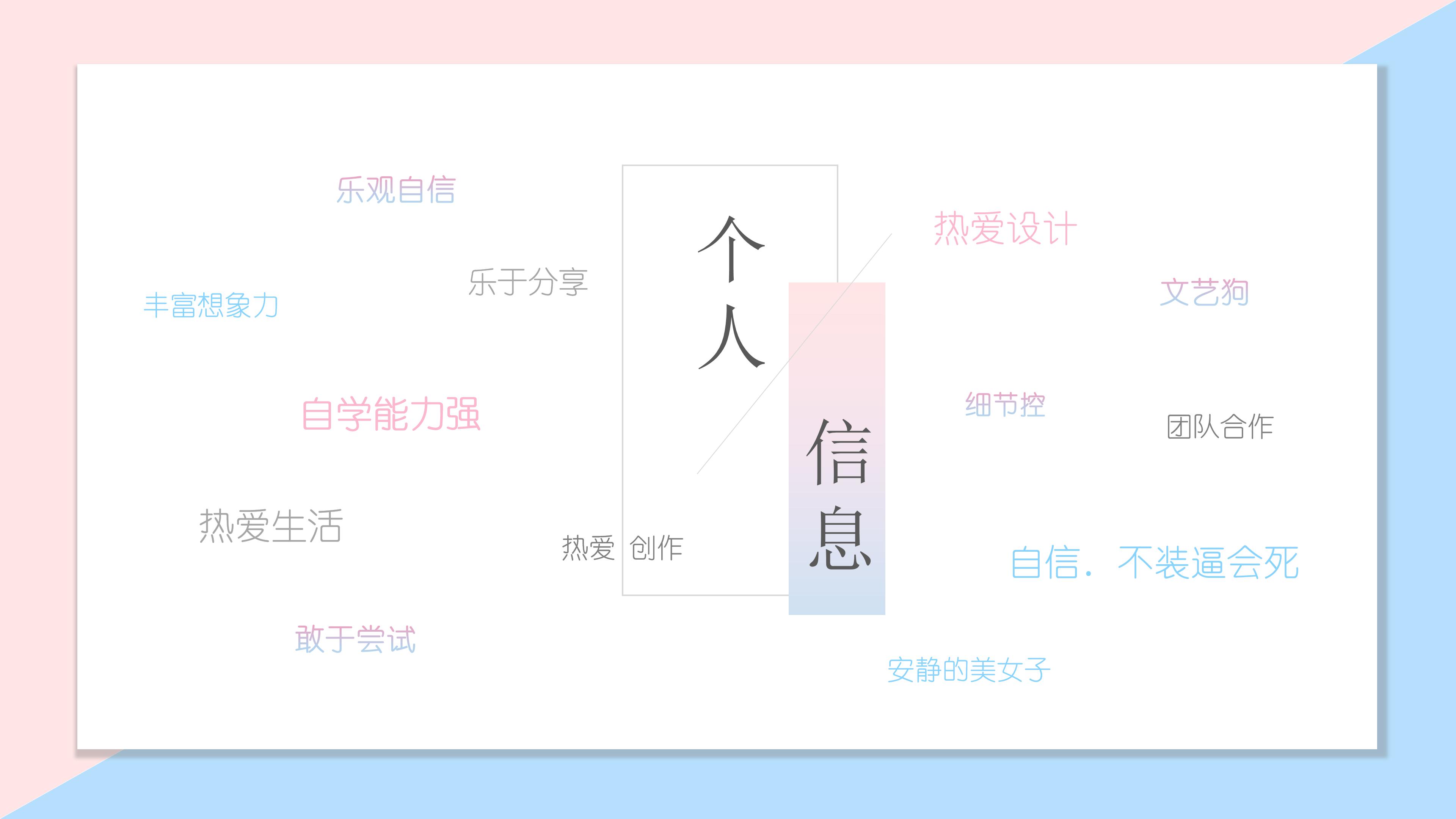 个人履历表模板ppt