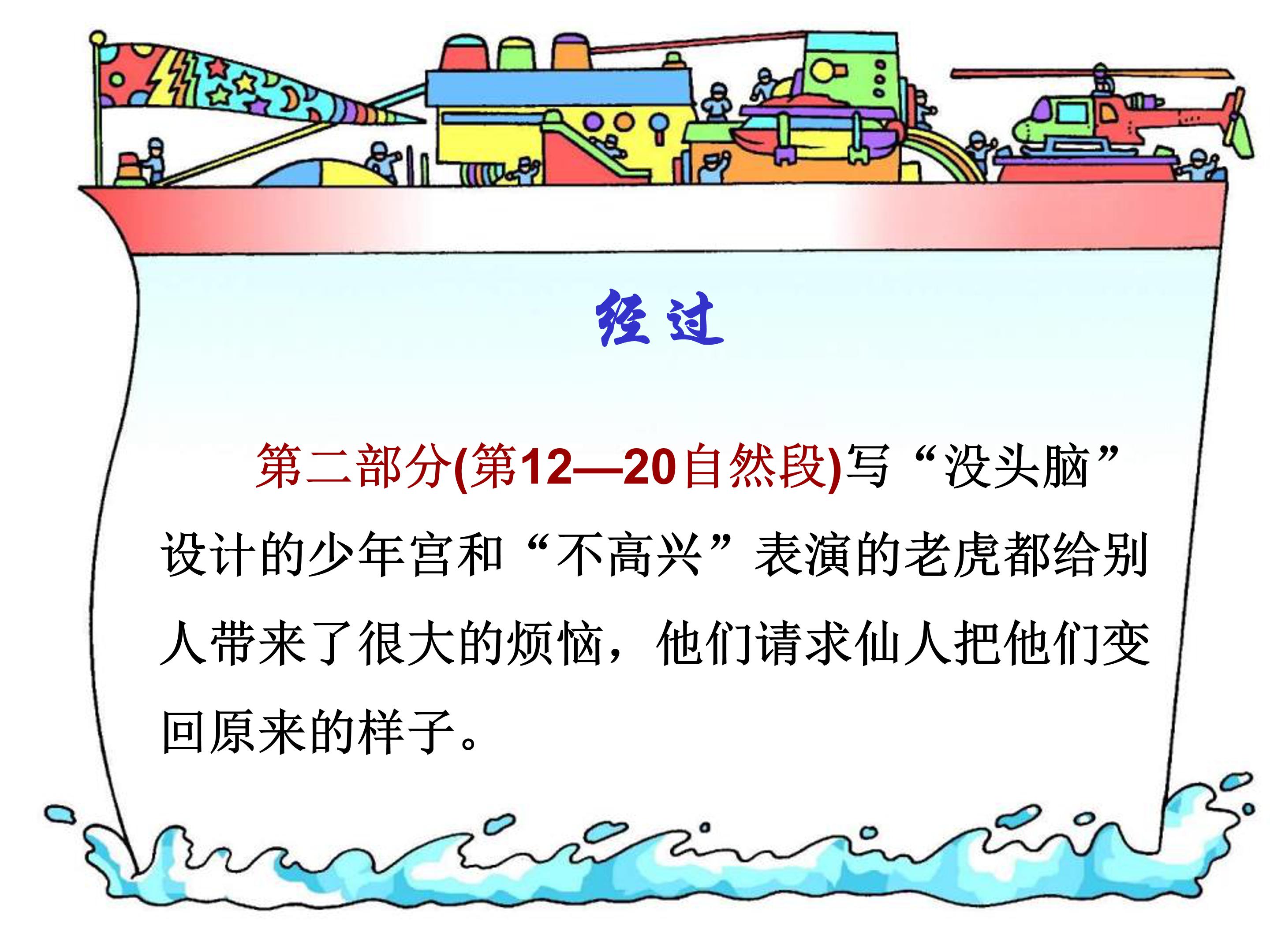 没头脑和不高兴ppt模板