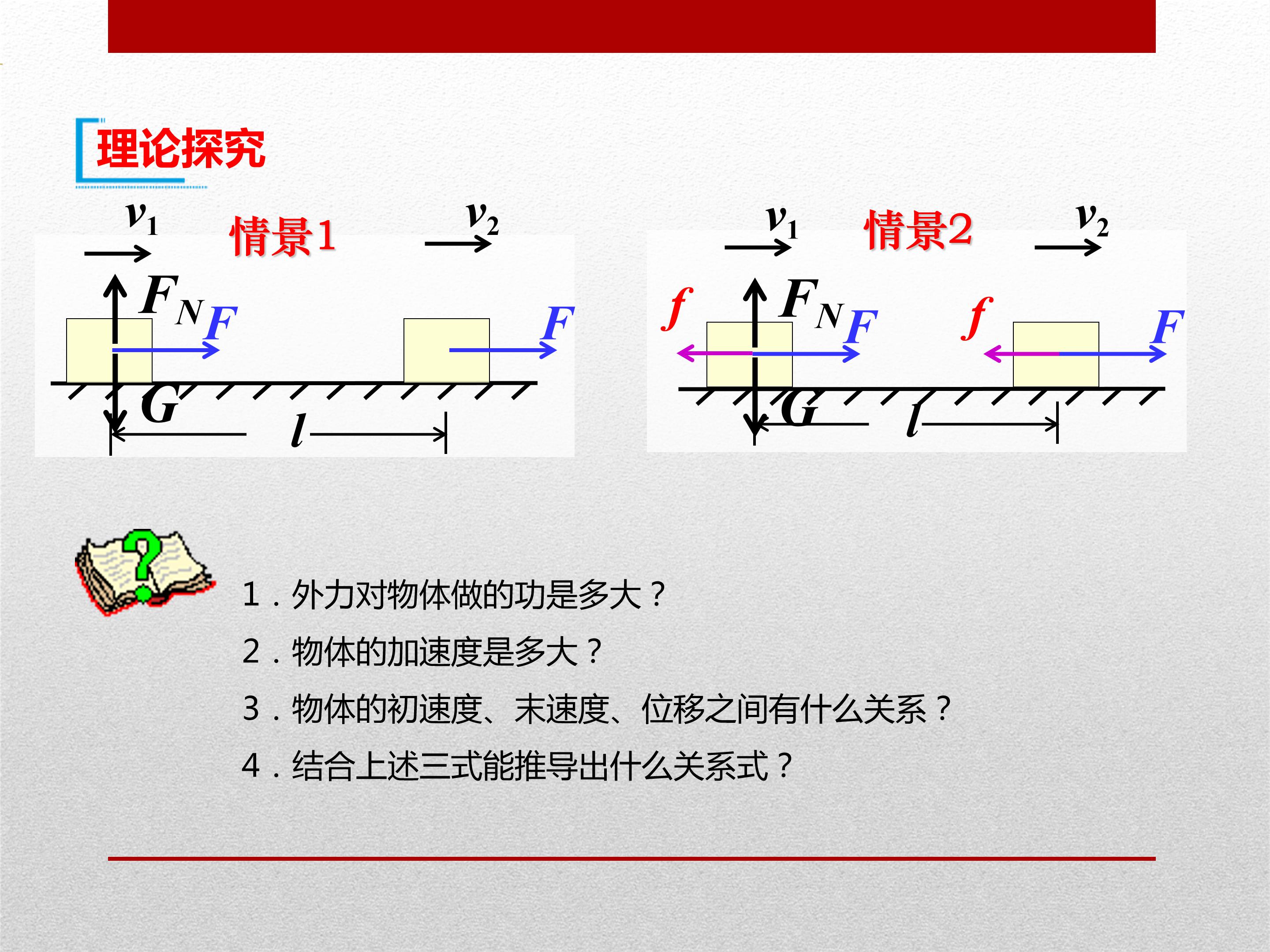 动能定理的应用ppt模板
