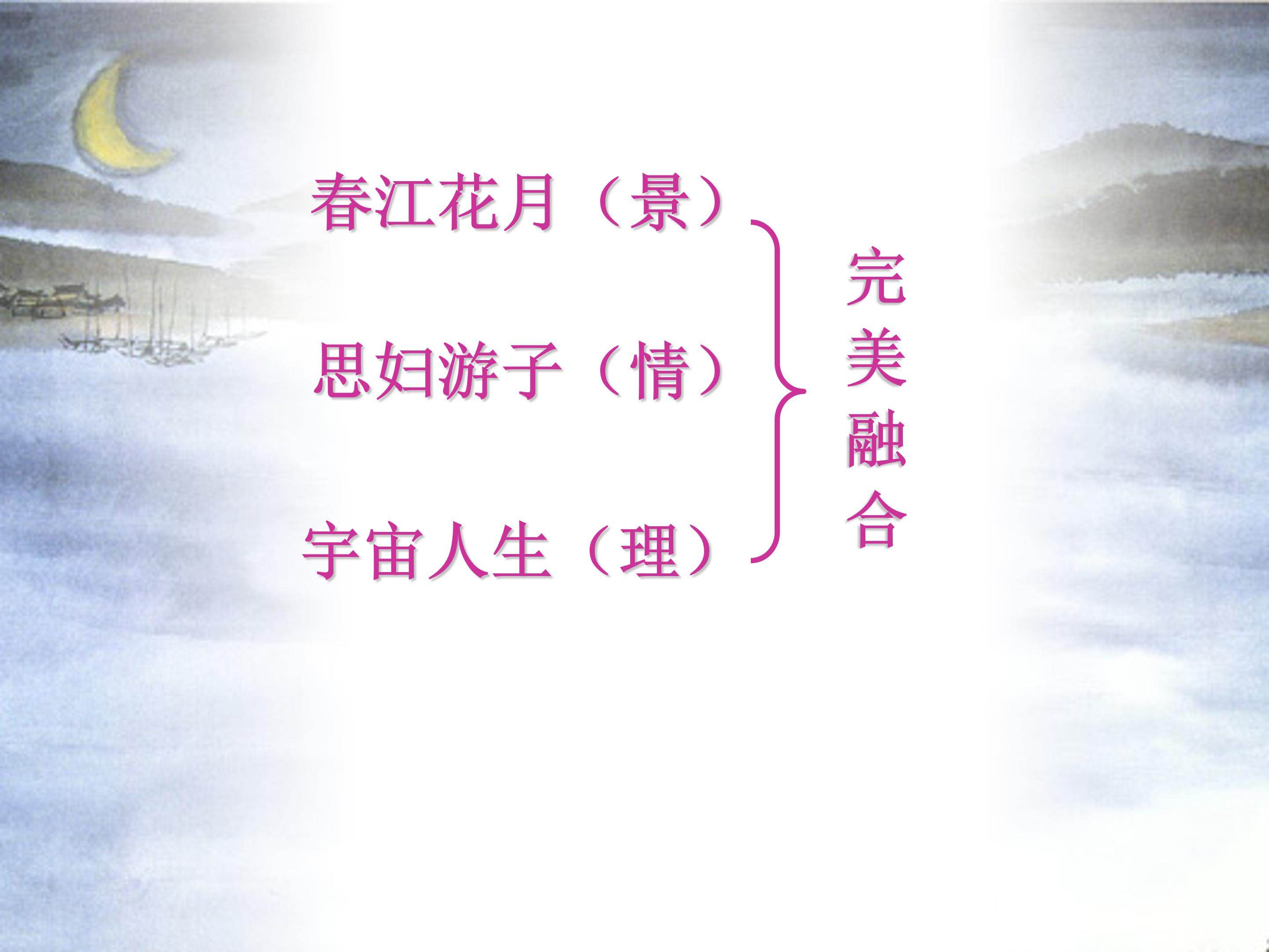 春江花月夜ppt模板