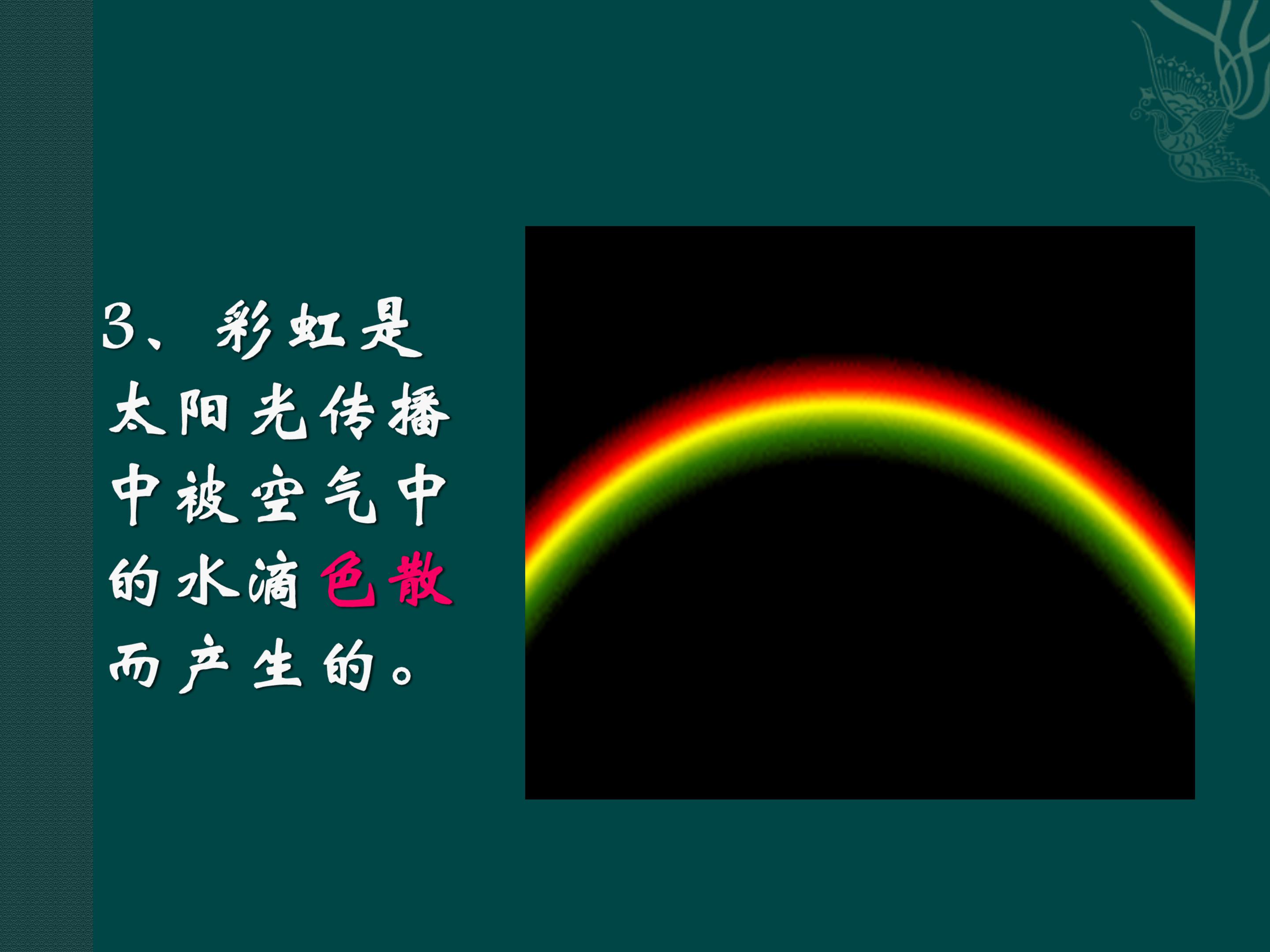 光的色散ppt模板