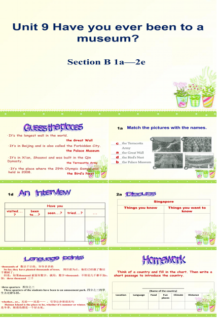 现在完成时ppt课件模板