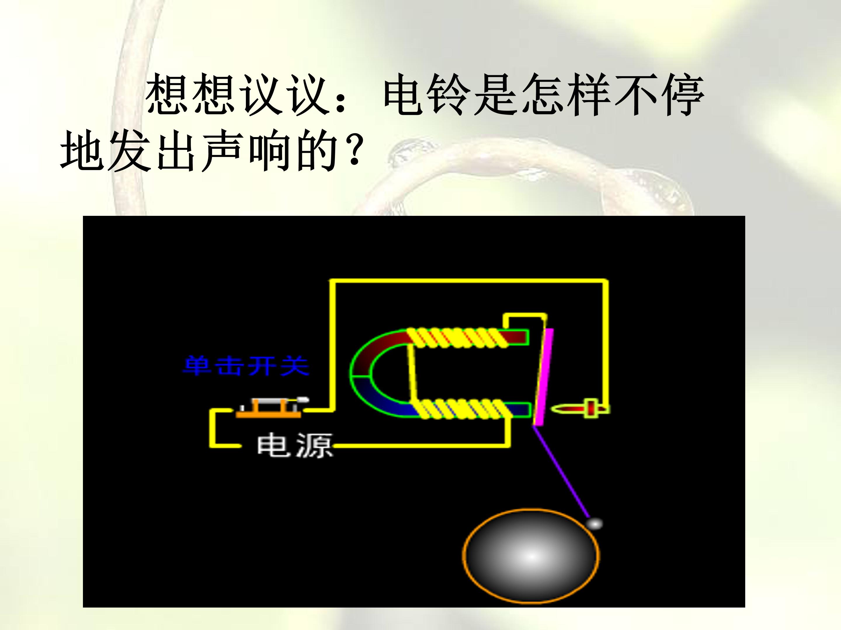 教科版小学科学电磁铁ppt模板