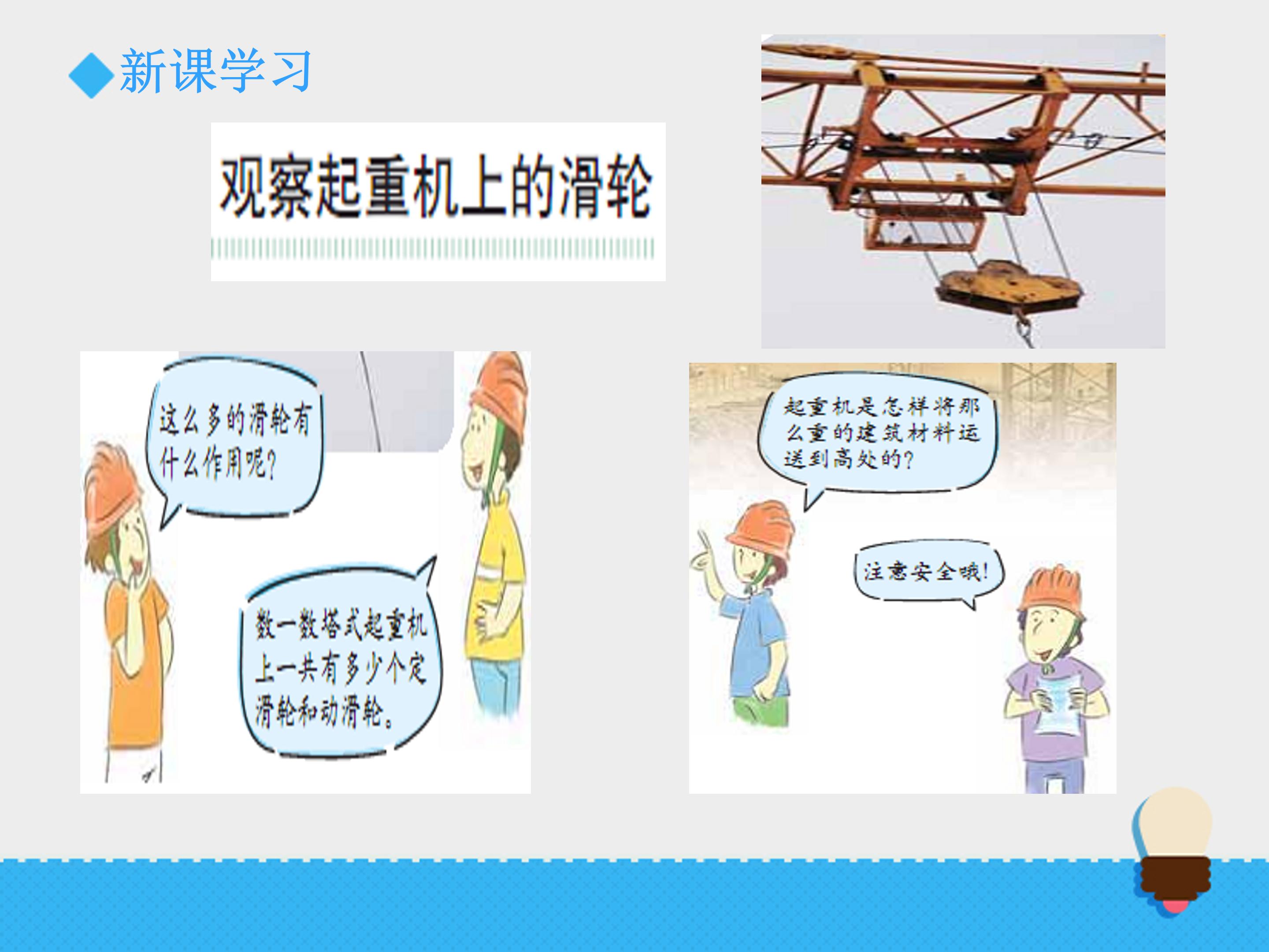 科学滑轮组的ppt模板