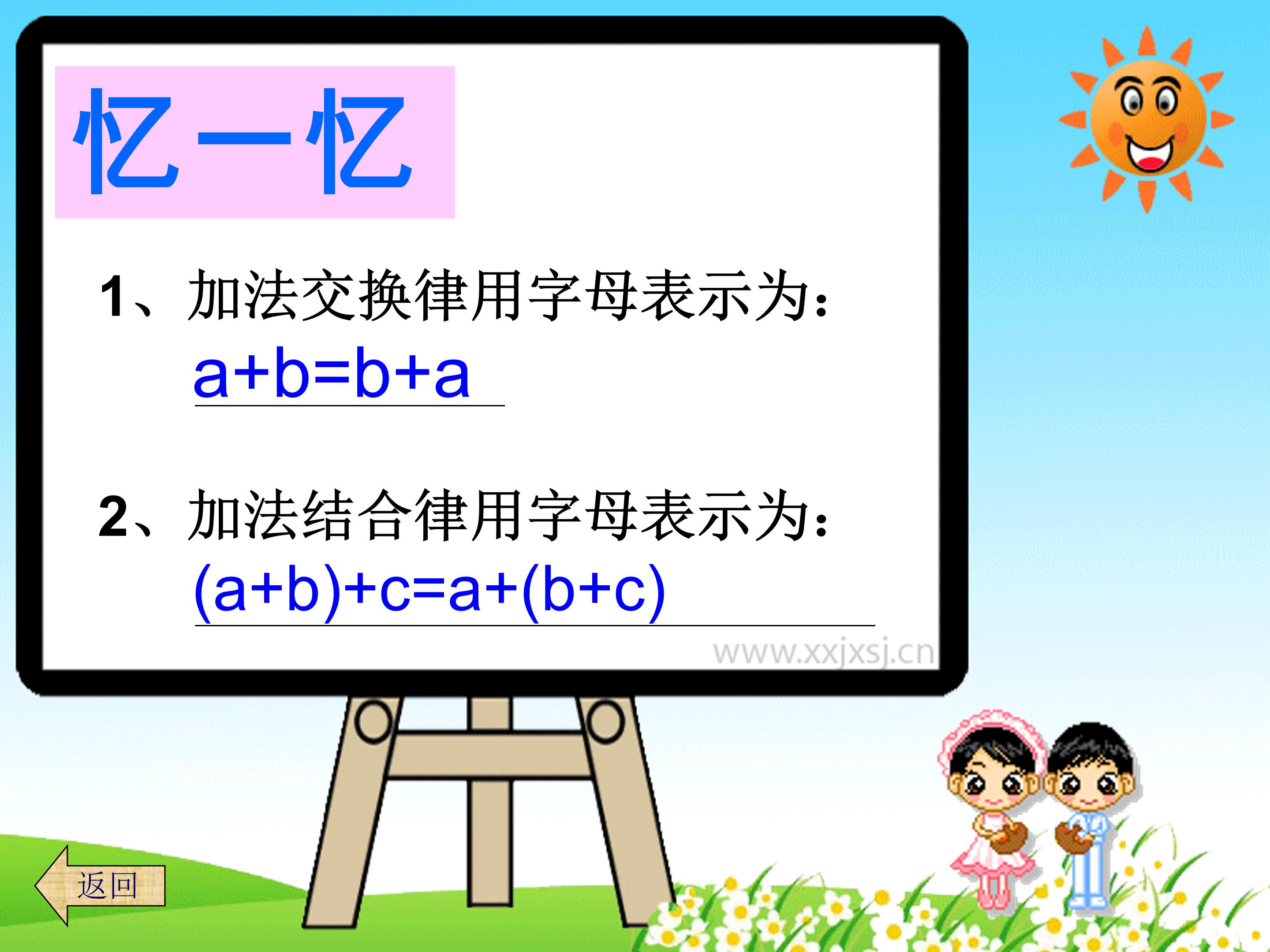 人教版乘法分配律ppt模板
