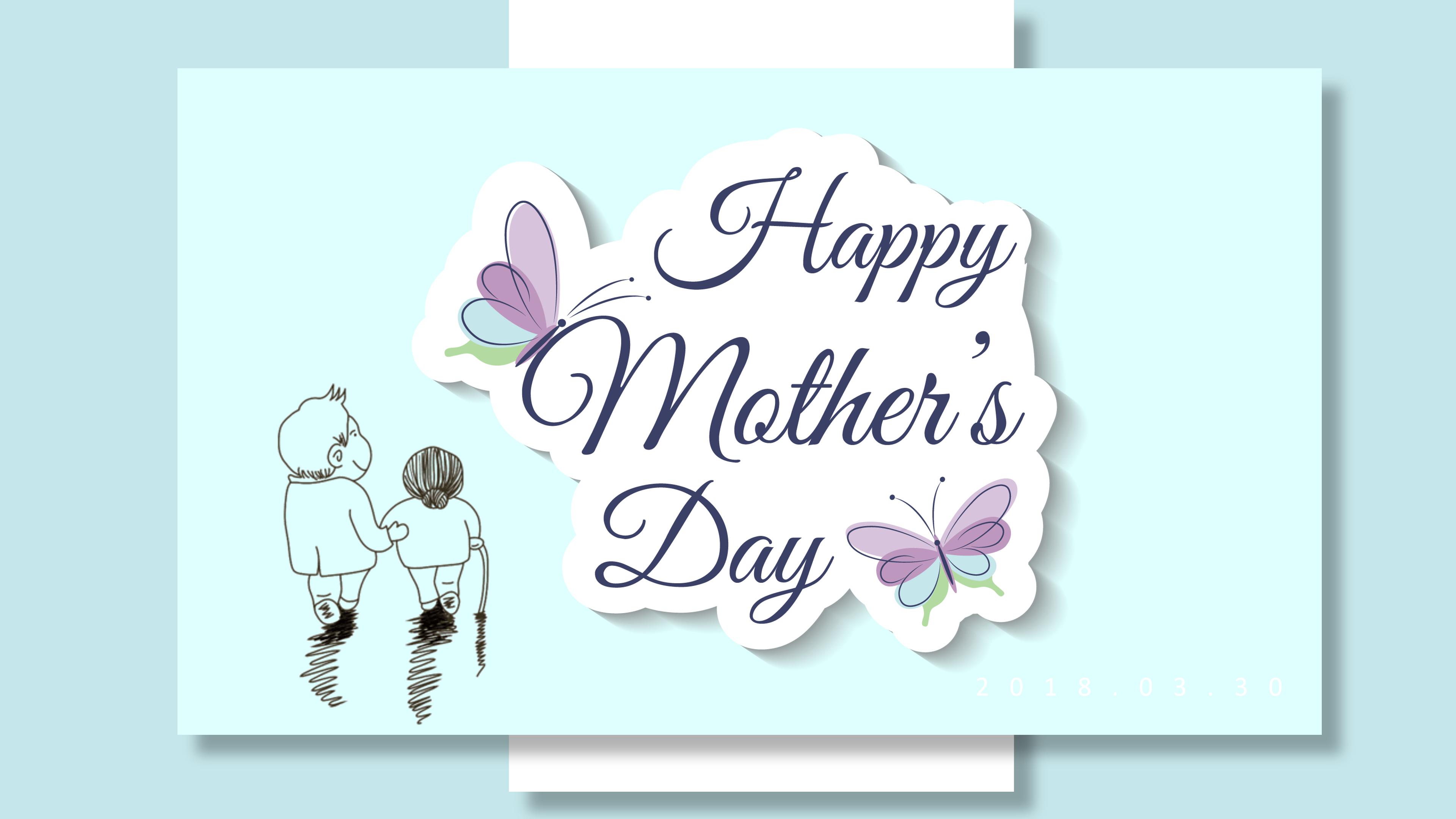 英文版母亲节ppt模板